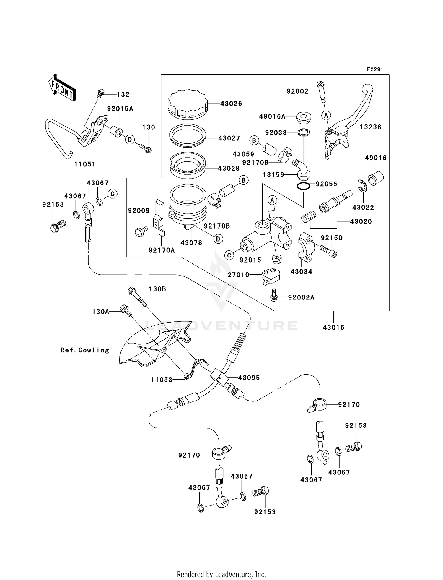FRONT MASTER CYLINDER