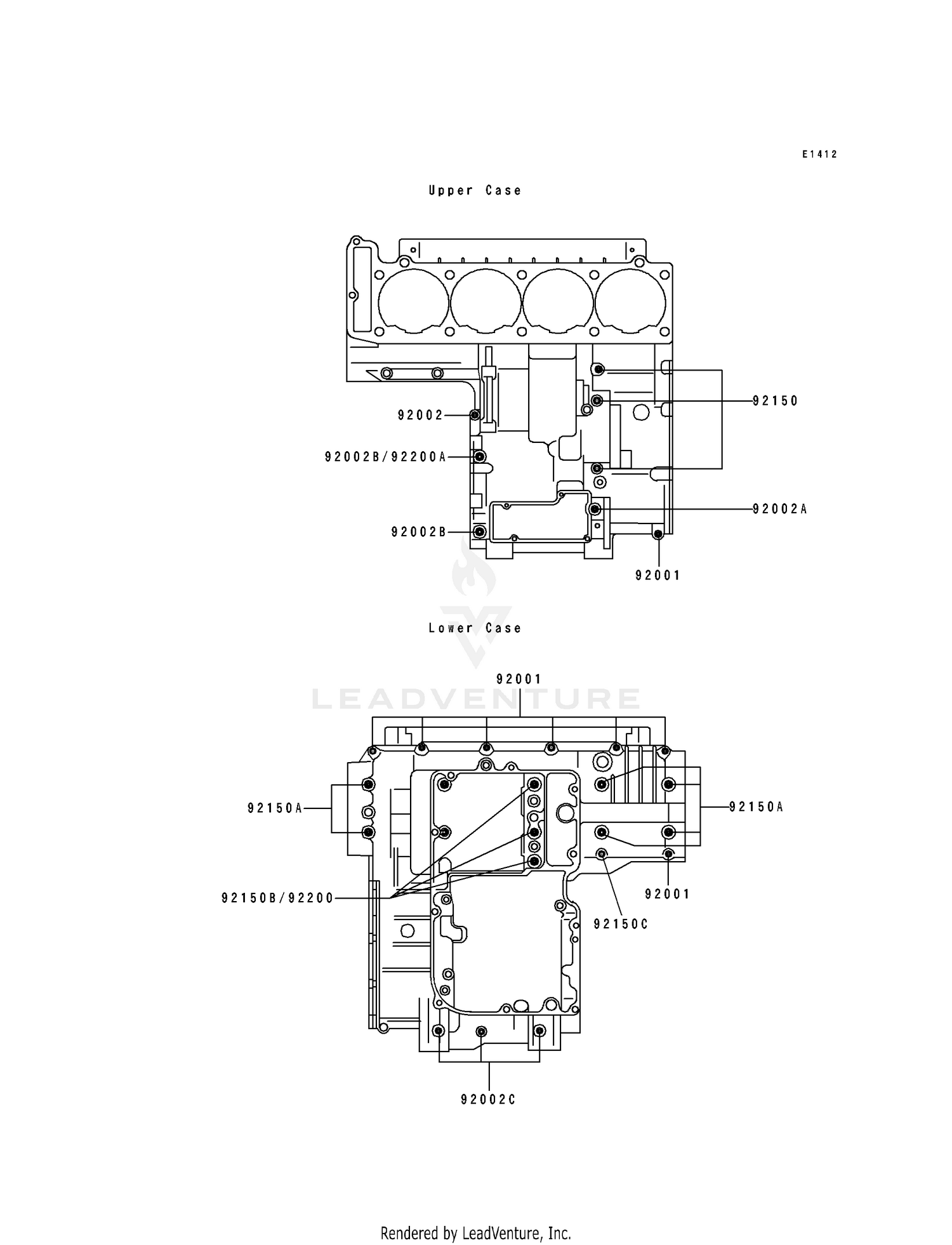 CRANKCASE BOLT PATTERN