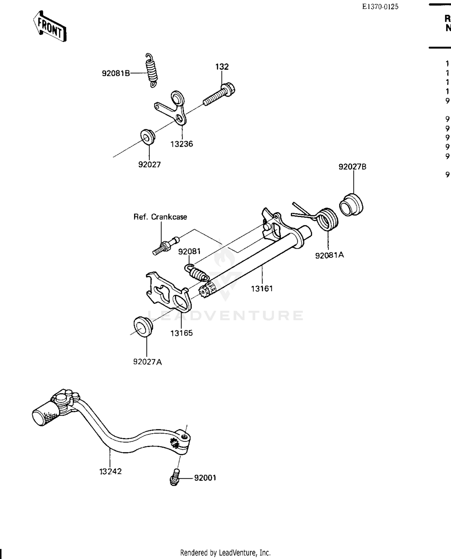GEAR CHANGE MECHANISM