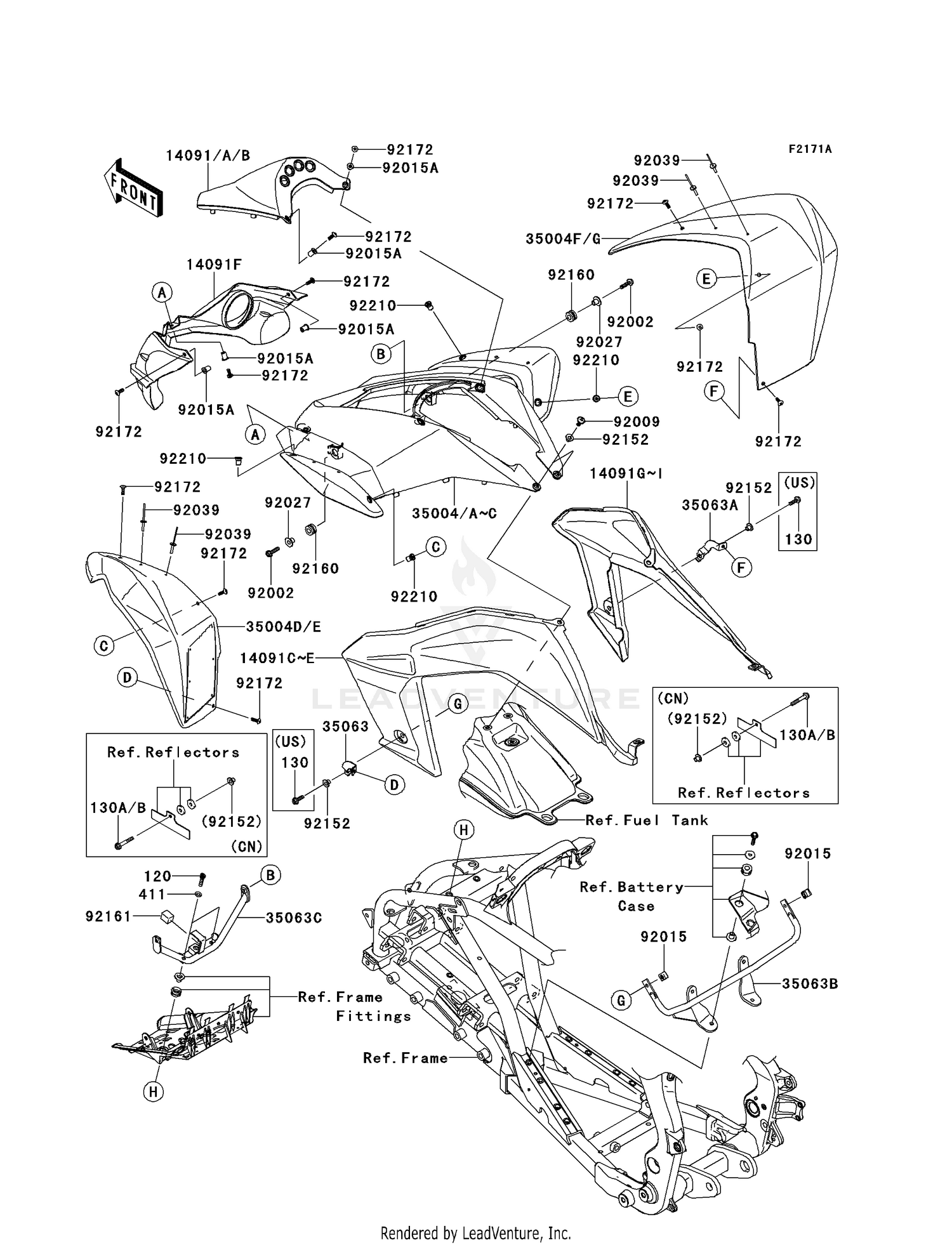 FRONT FENDER(S)(B9F-BAF)