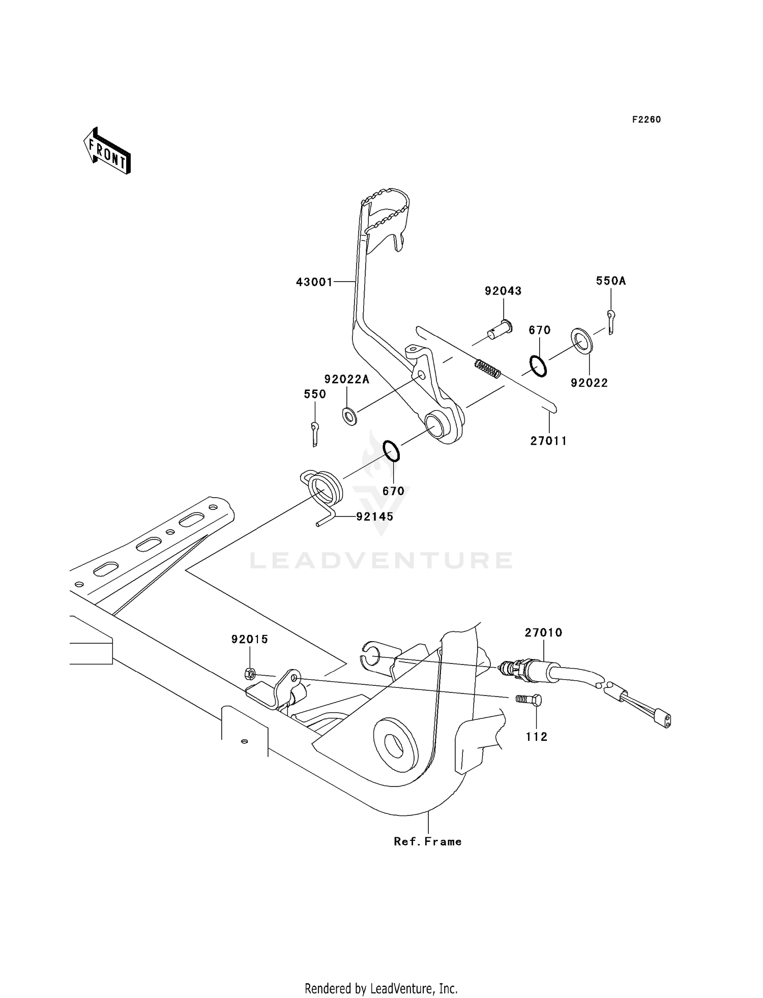 BRAKE PEDAL