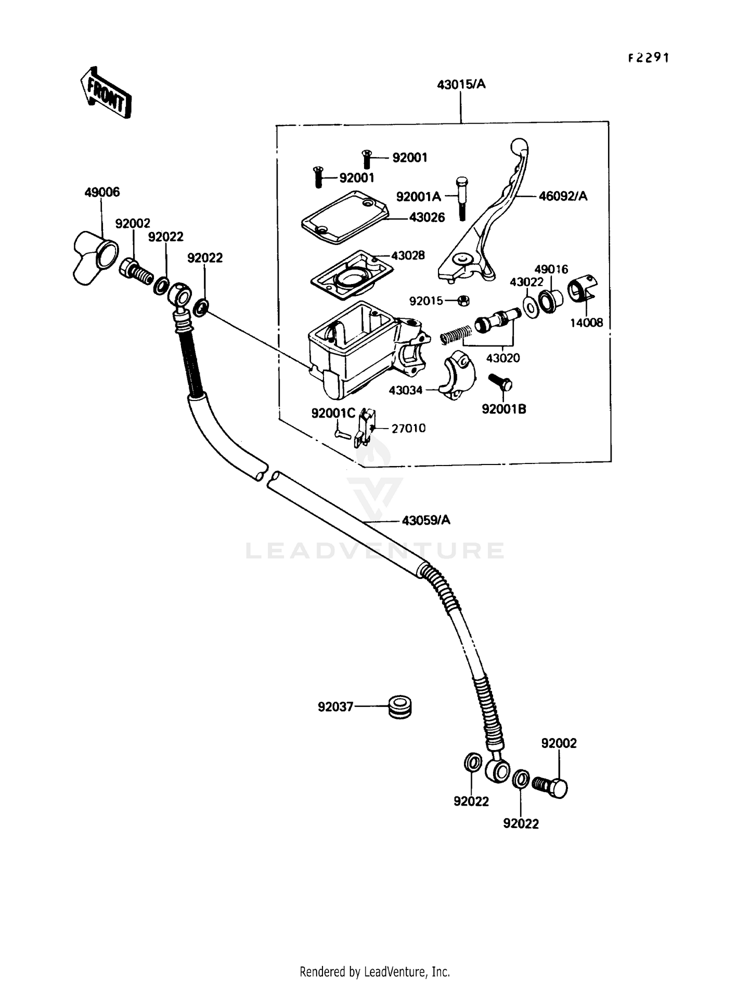 FRONT MASTER CYLINDER