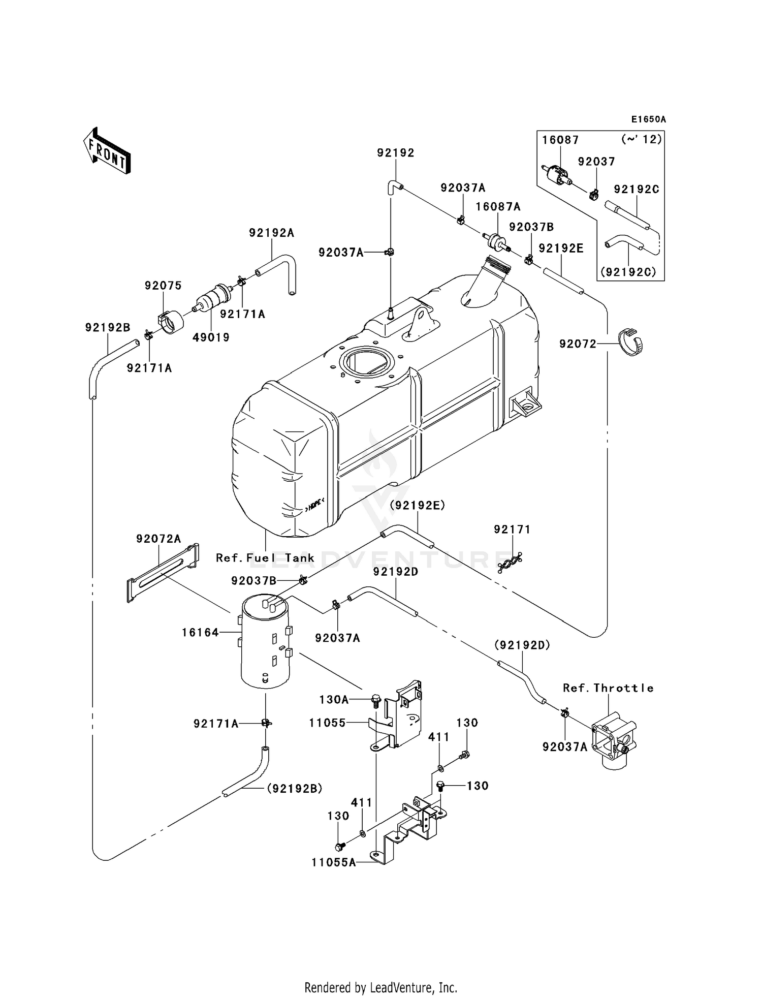 FUEL EVAPORATIVE SYSTEM (MBF-MDF)