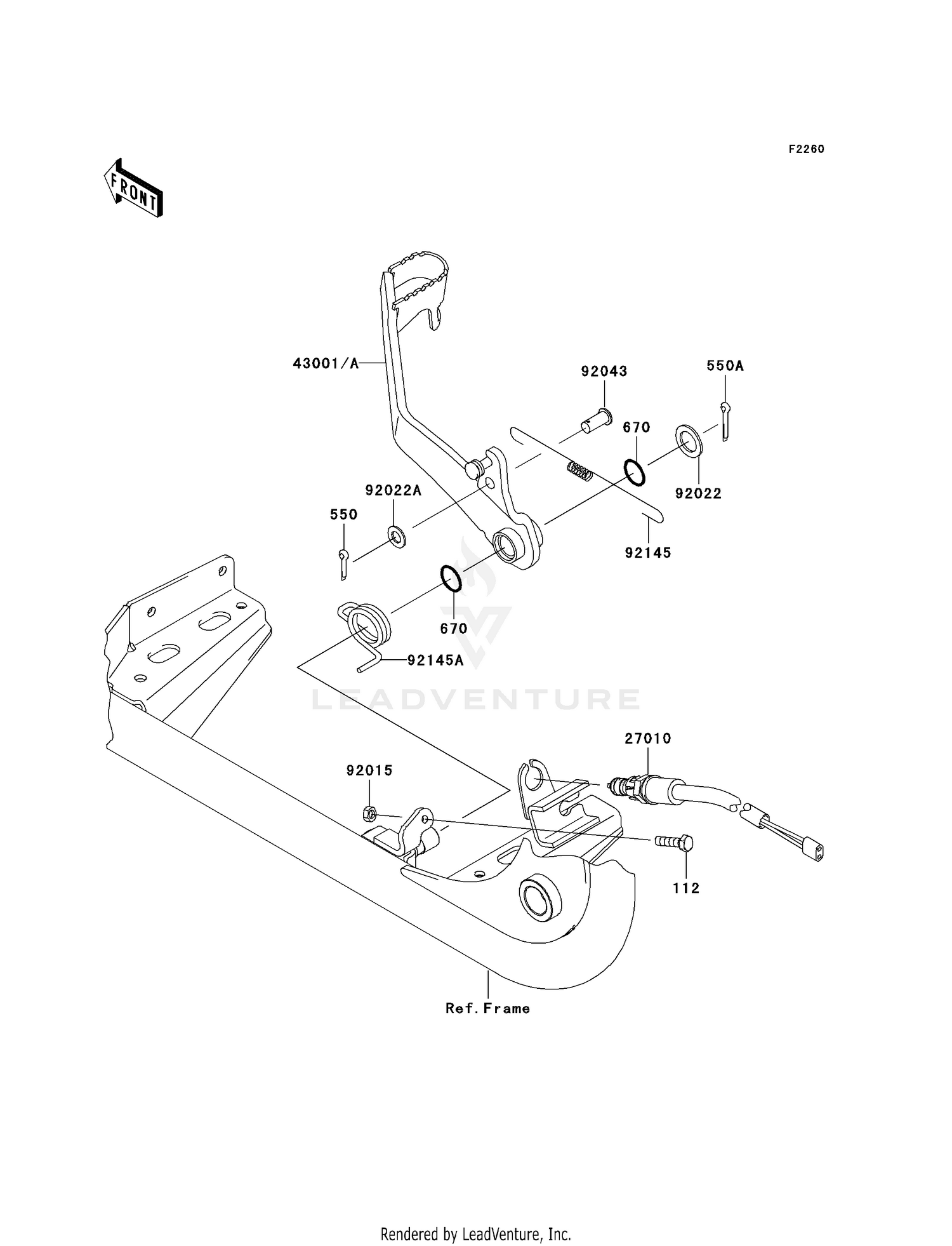 BRAKE PEDAL