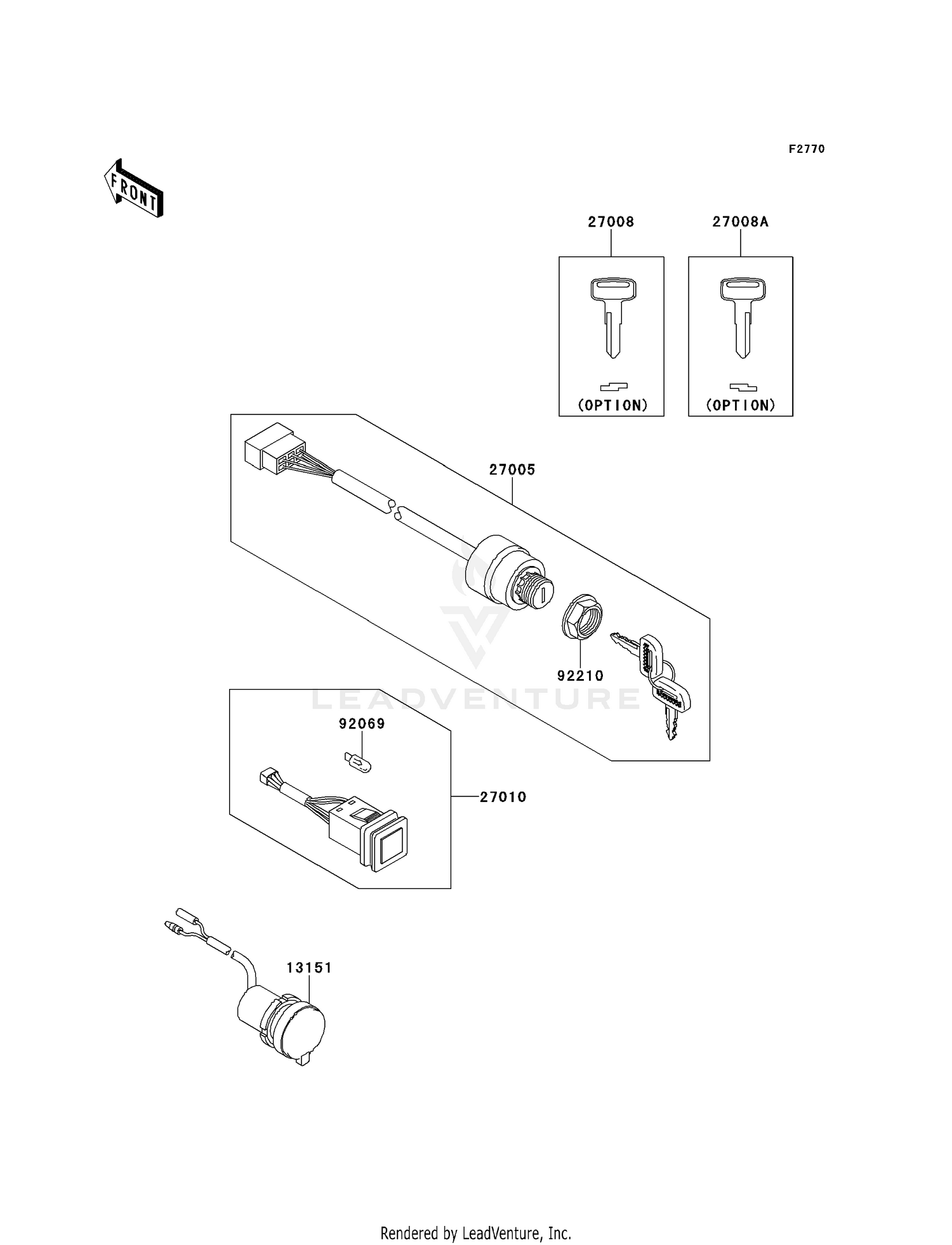 IGNITION SWITCH (M9F-MCF)