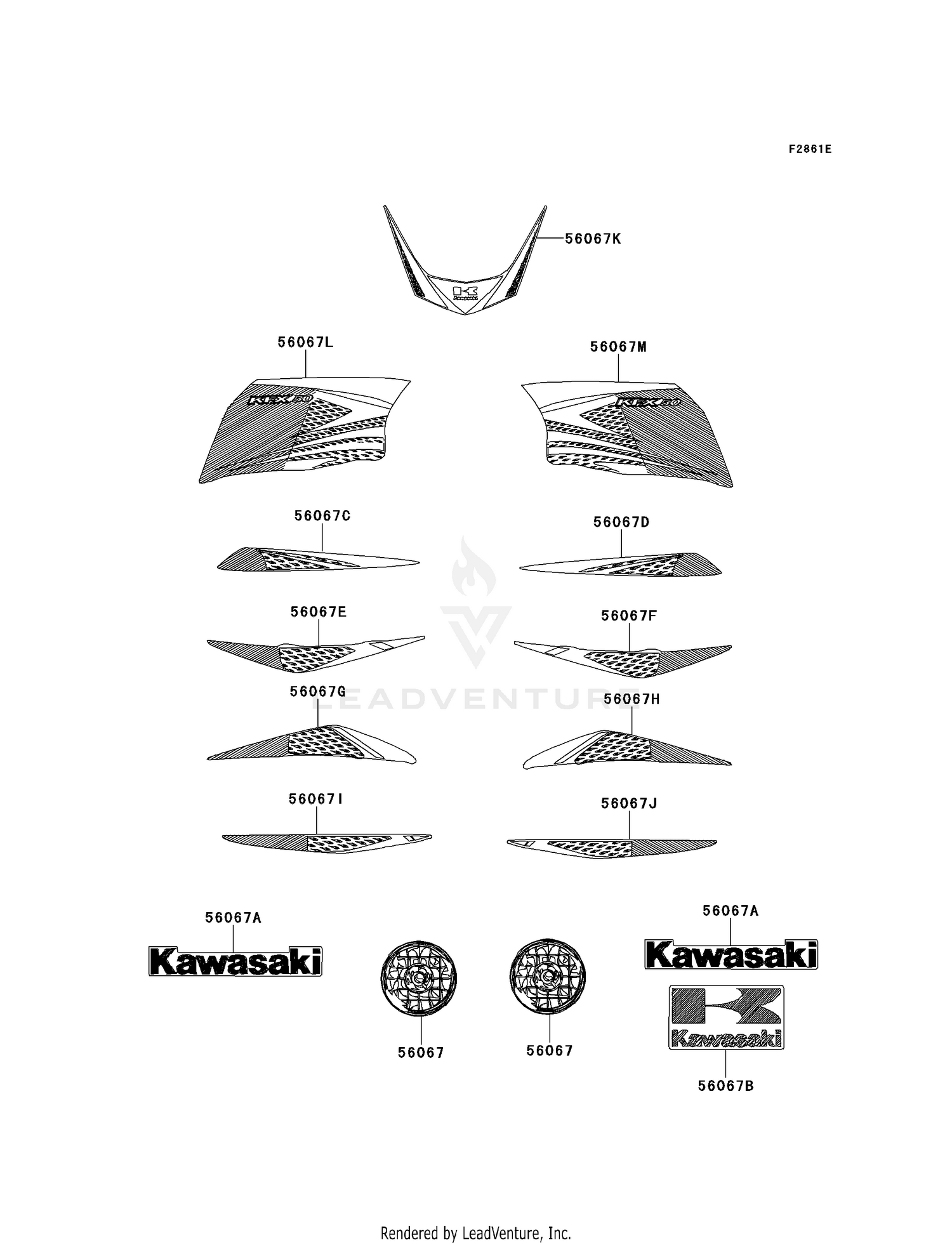DECALS (RED)(B9F)(US)