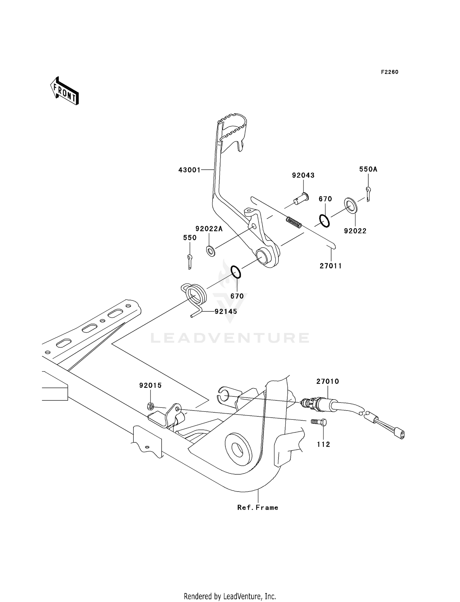 BRAKE PEDAL