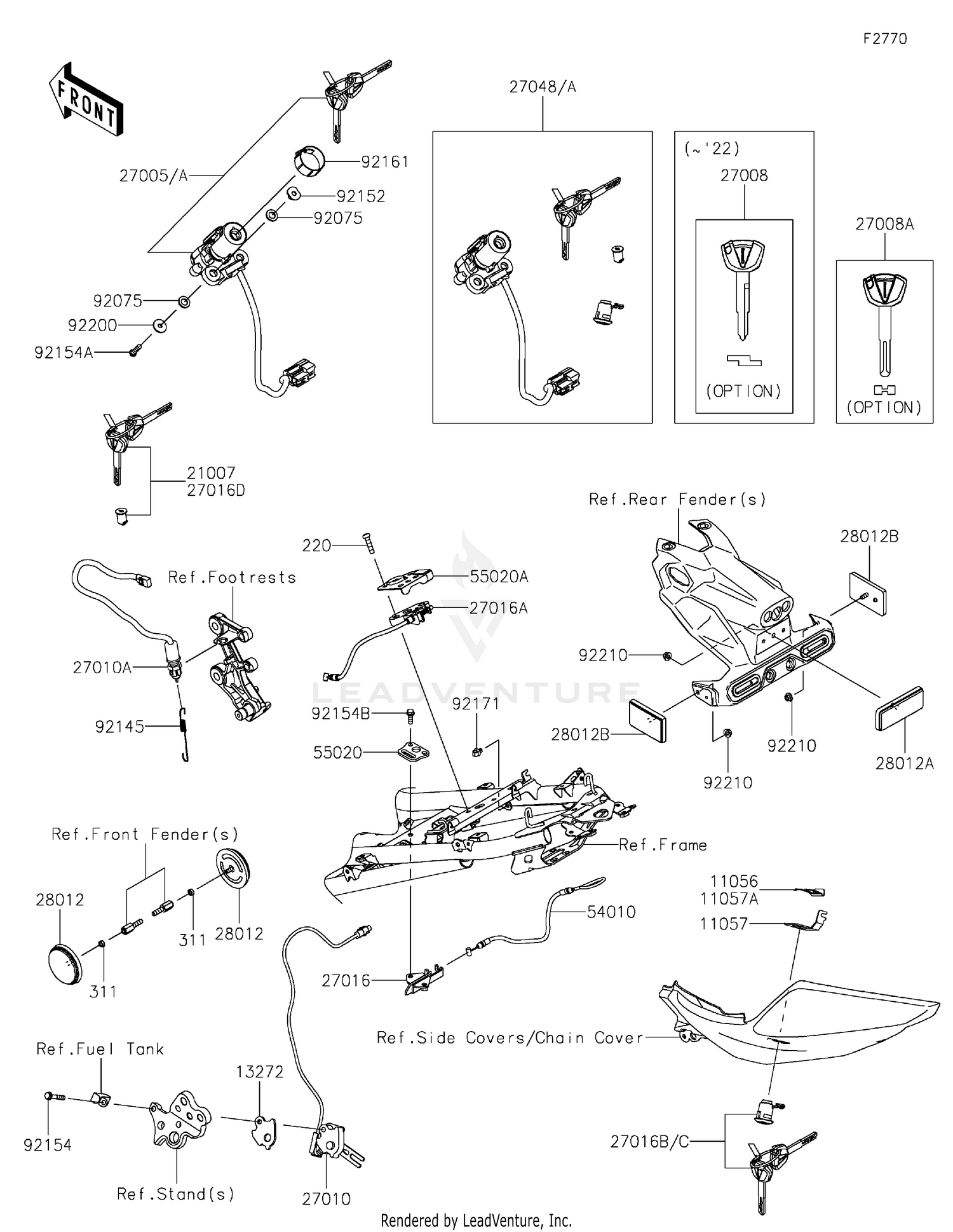 Ignition Switch/Locks/Reflectors