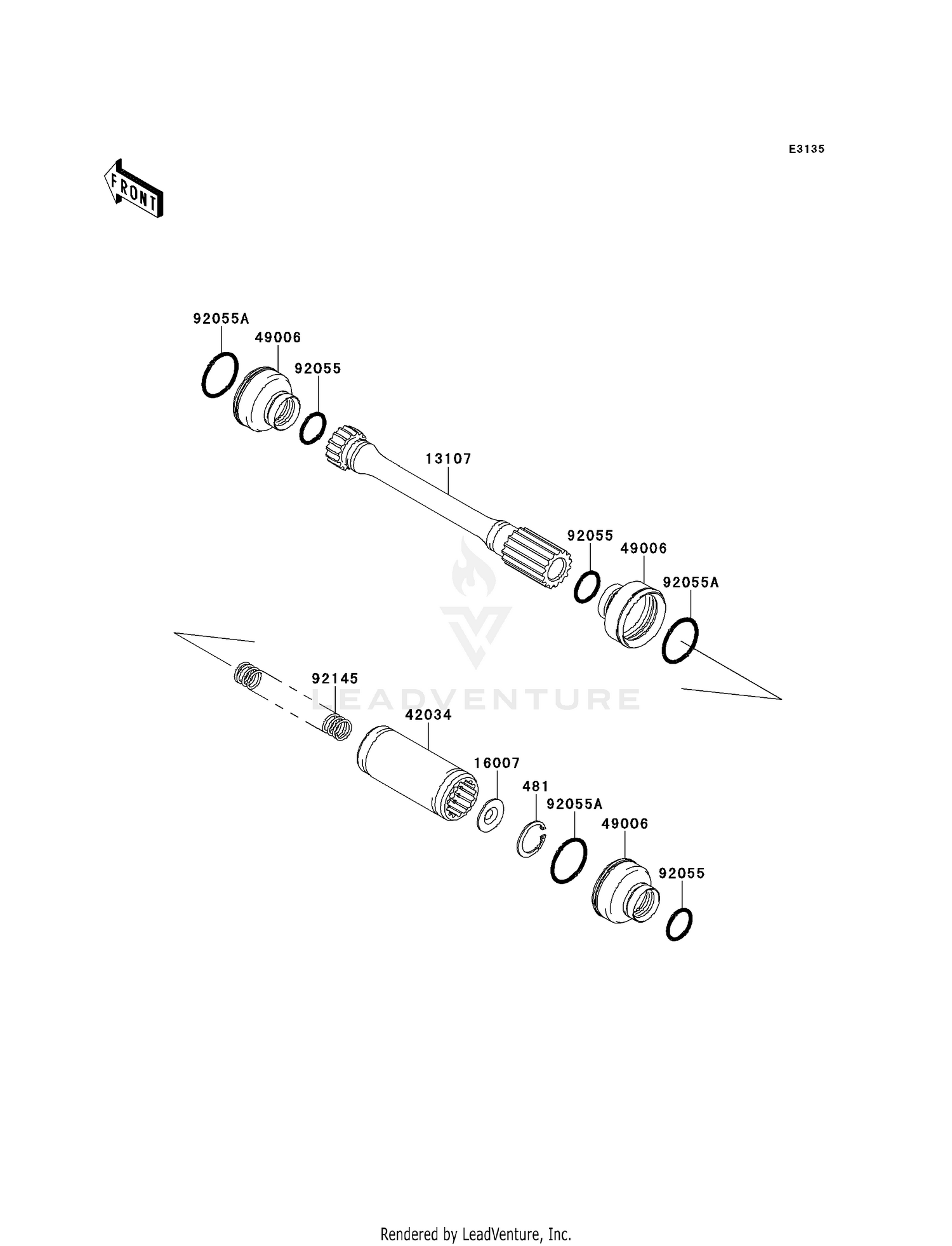 DRIVE SHAFT-PROPELLER