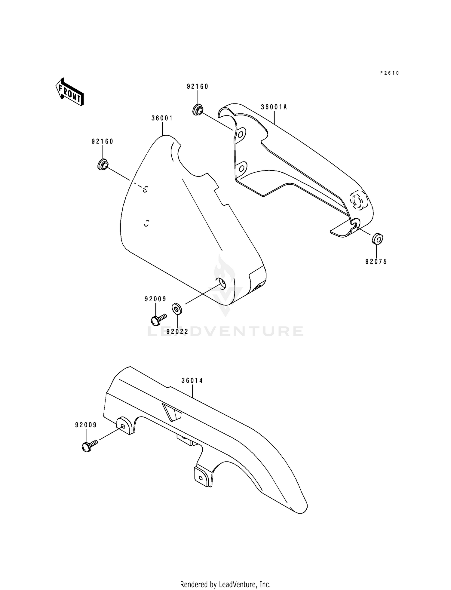 SIDE COVERS/CHAIN COVER
