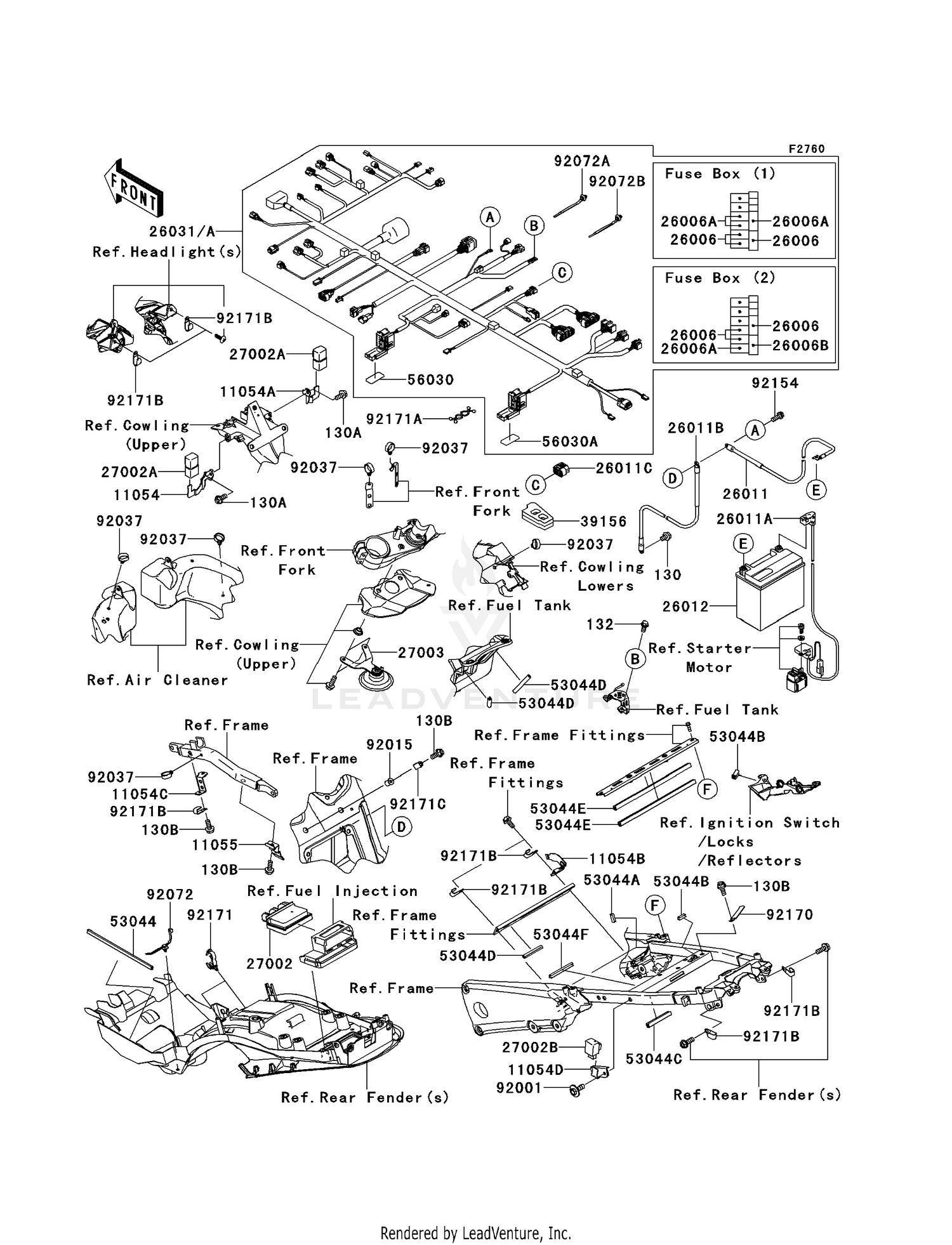 Shop OEM 2013 Kawasaki NINJA ZX-14R Motorcycle Parts | MotoSport