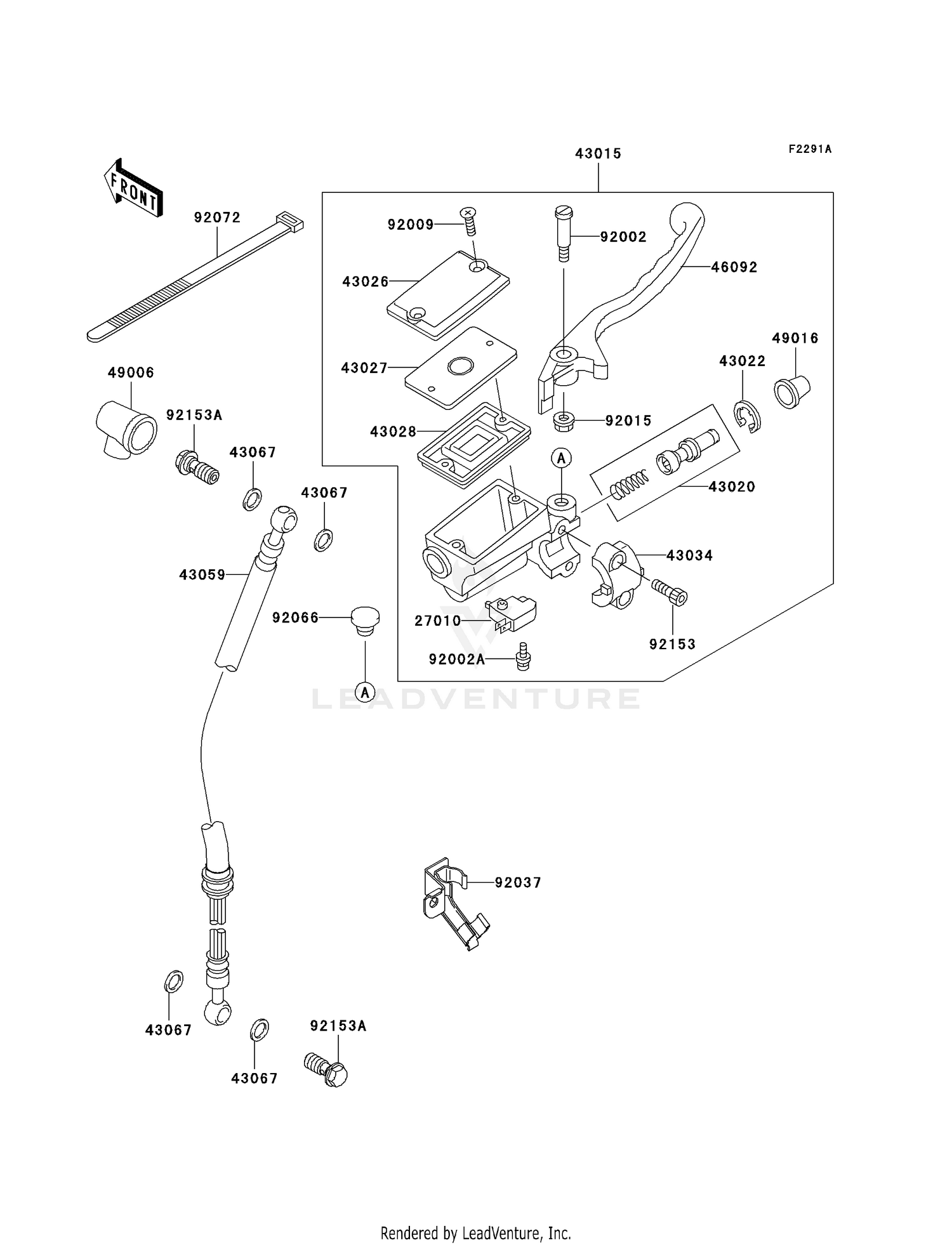 FRONT MASTER CYLINDER (F19)