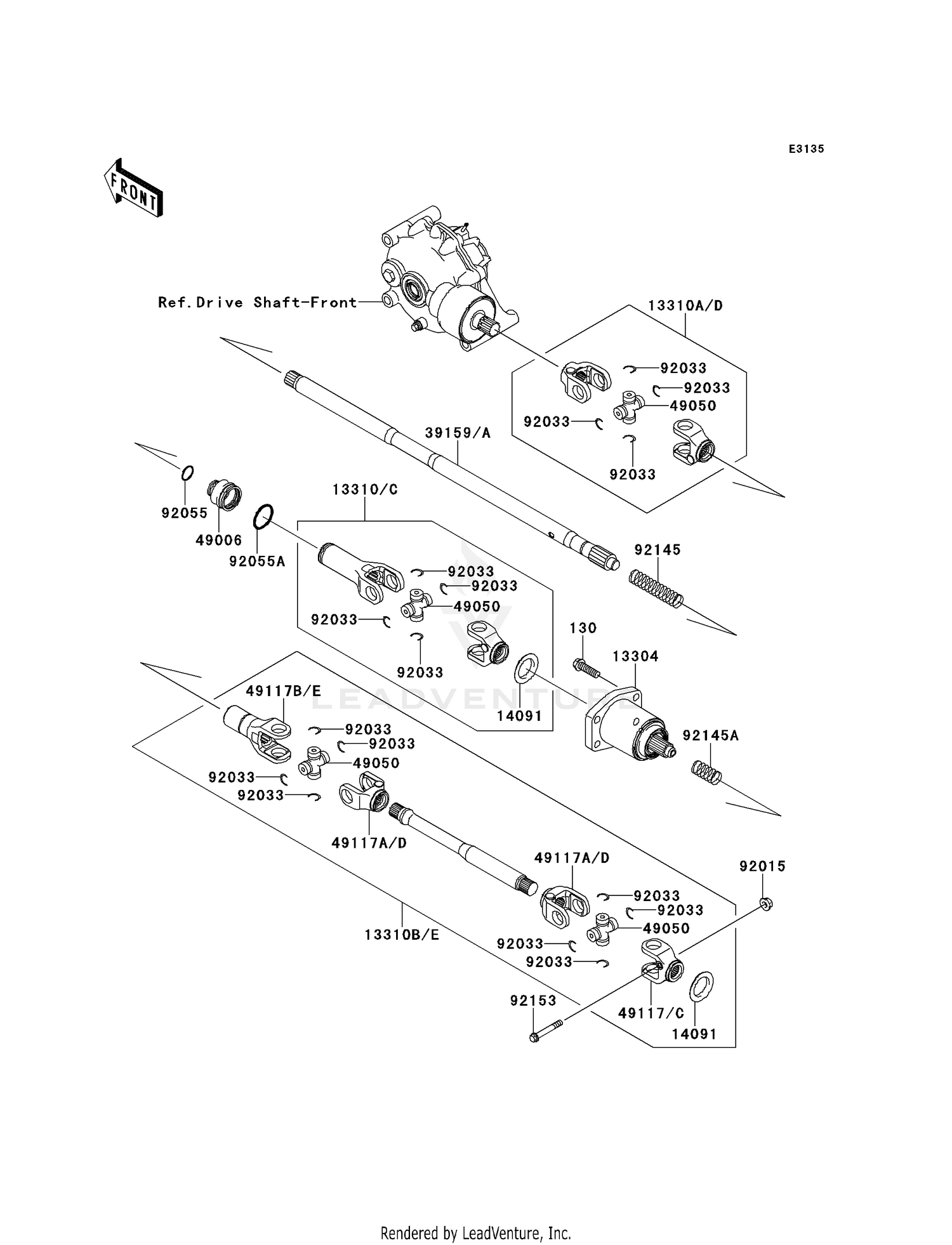 DRIVE SHAFT-PROPELLER