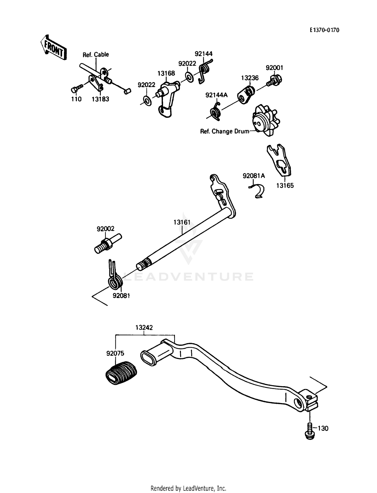 GEAR CHANGE MECHANISM
