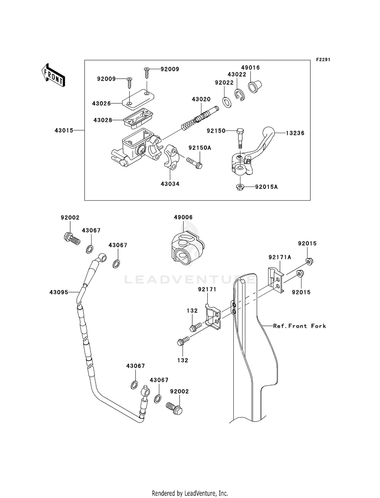 FRONT MASTER CYLINDER