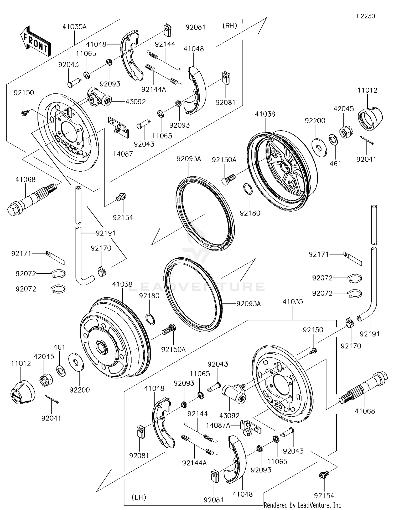 Front Hubs/Brakes