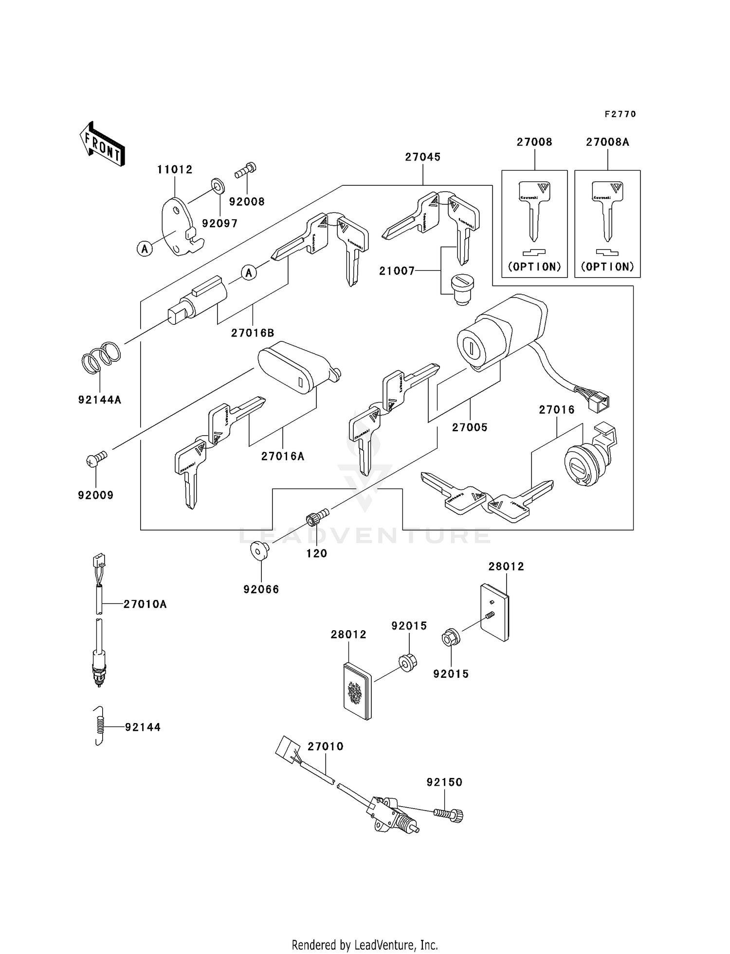 IGNITION SWITCH/LOCKS/REFLECTORS