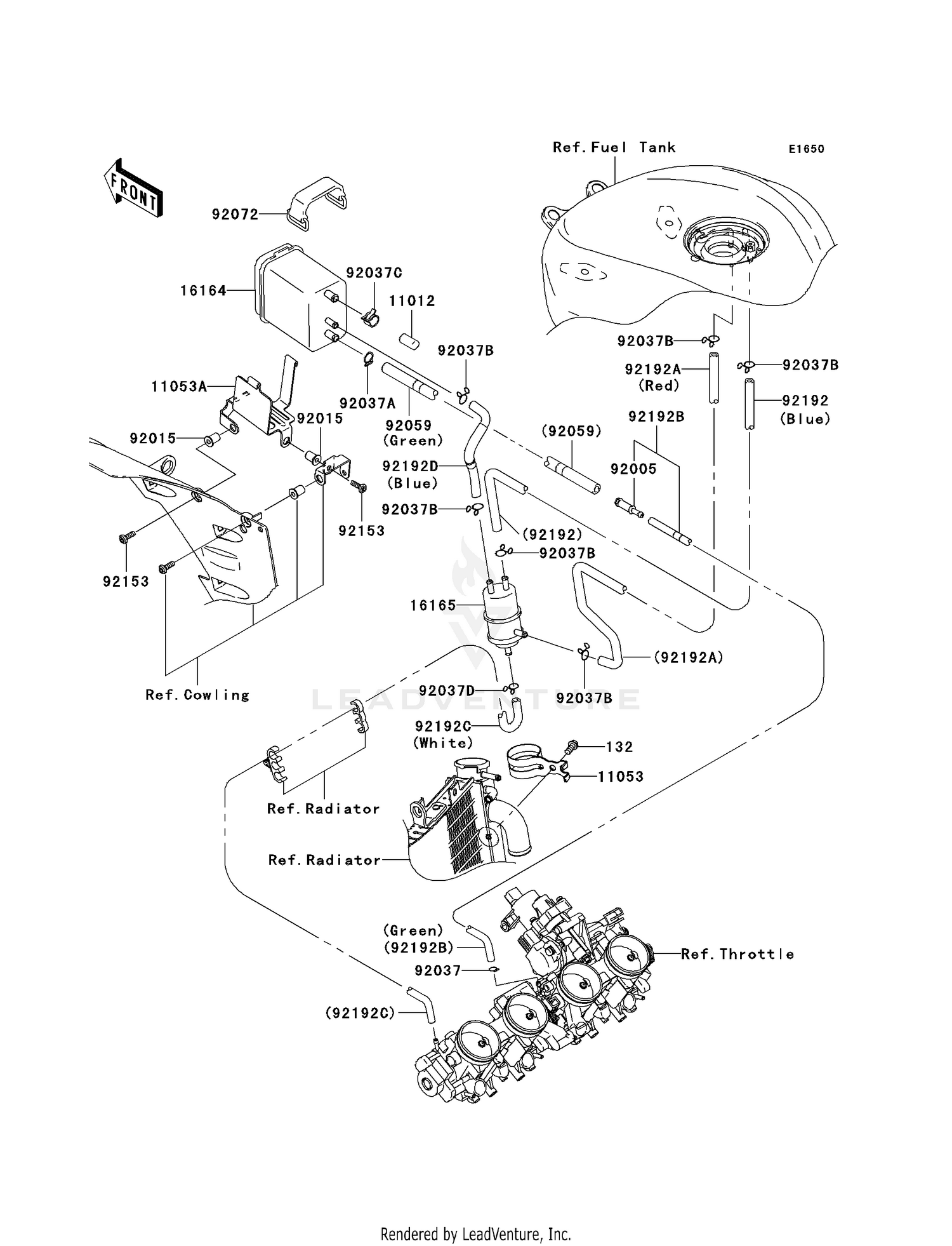 FUEL EVAPORATIVE SYSTEM (CA)