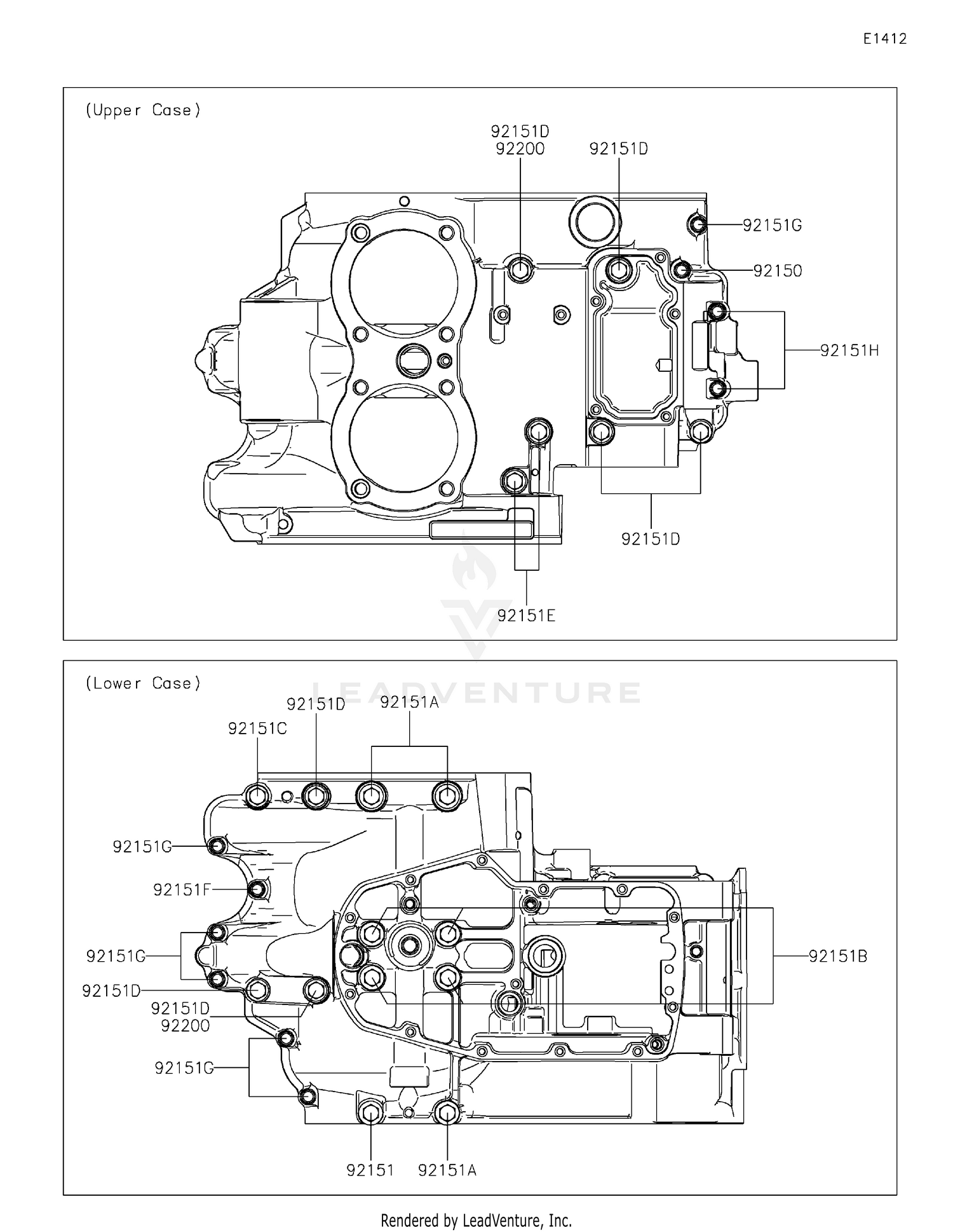 Crankcase Bolt Pattern
