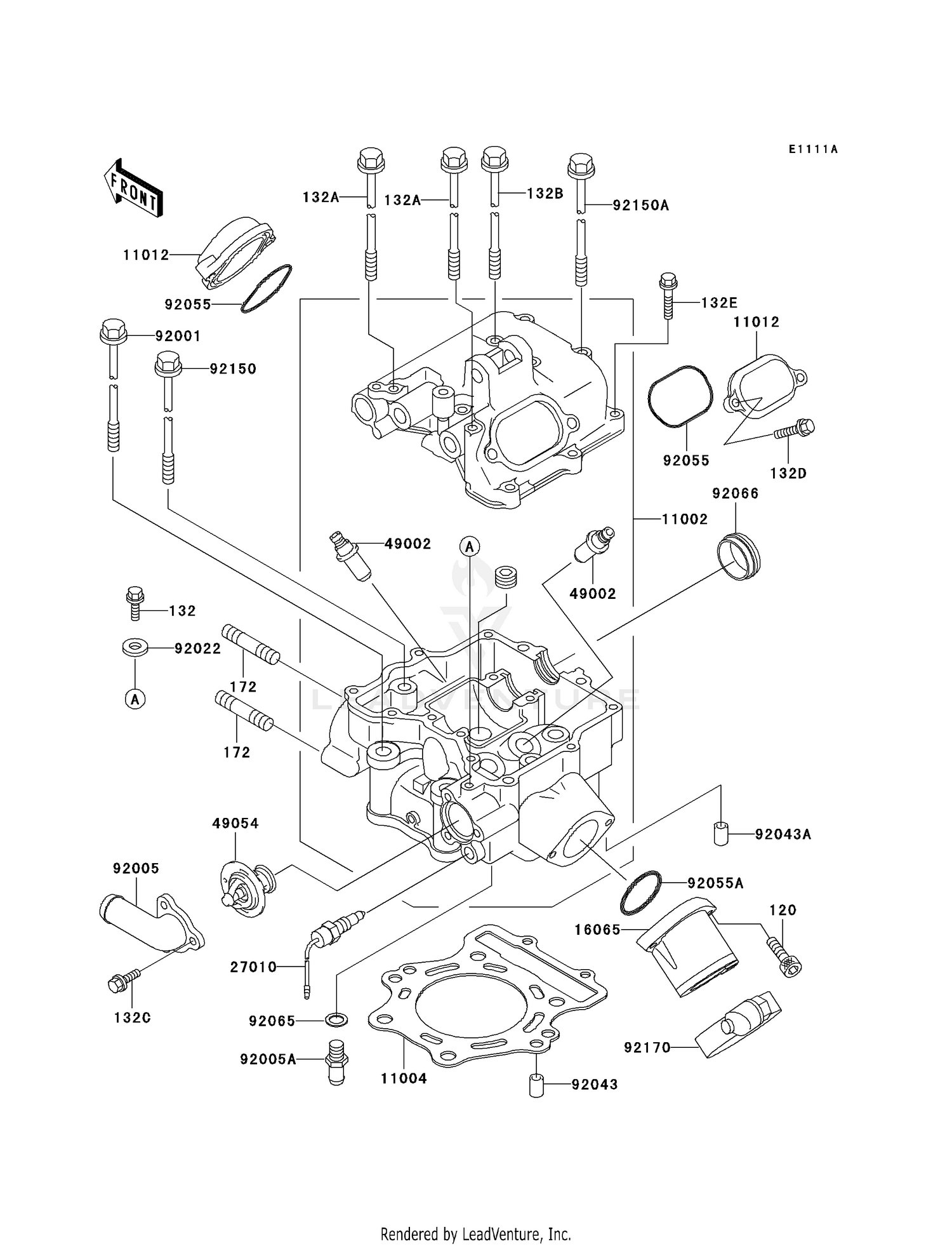 CYLINDER HEAD (VF400AE515523-)