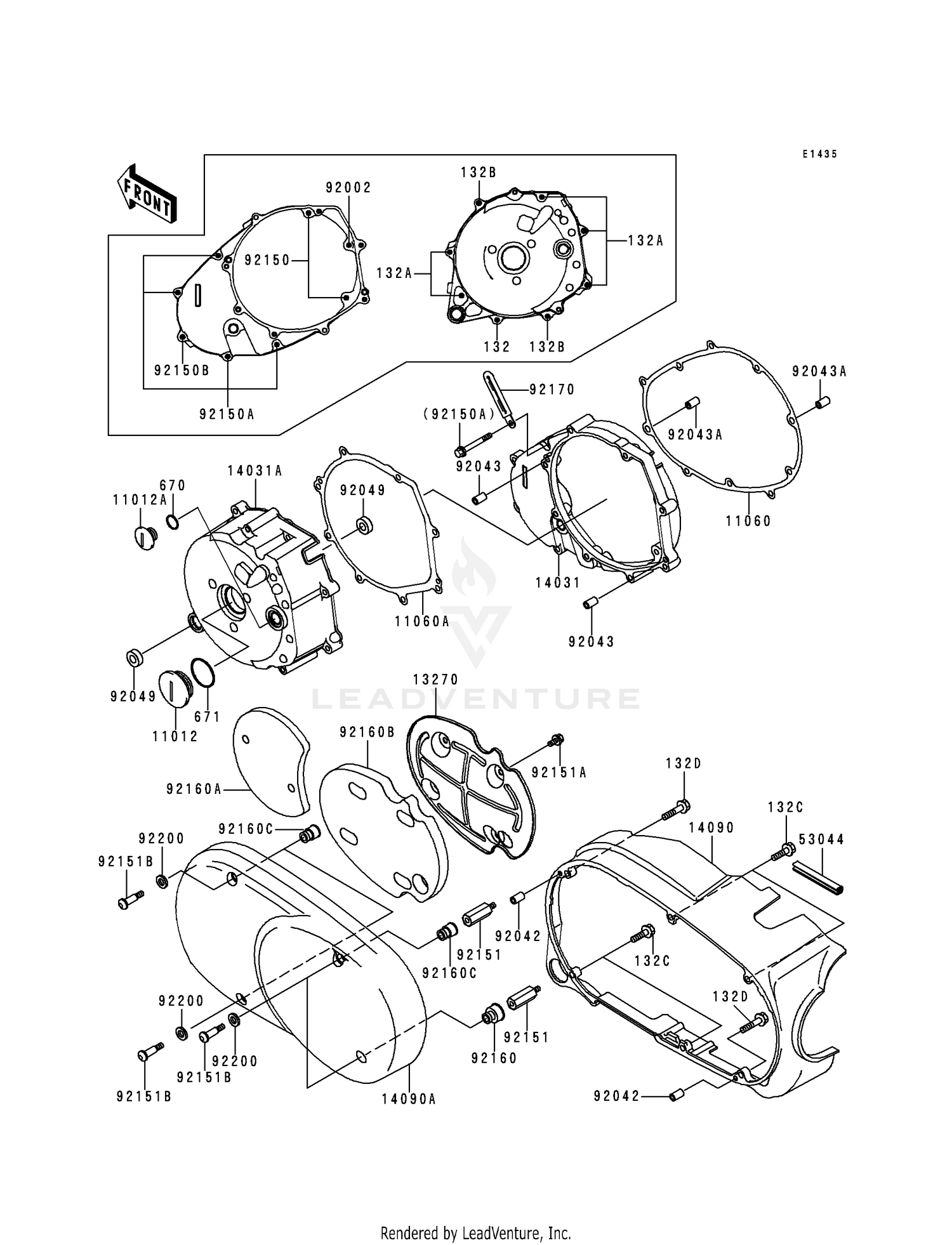 LEFT ENGINE COVER(S)