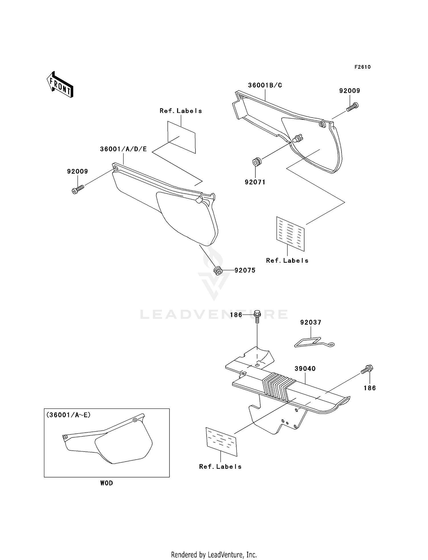 SIDE COVERS/CHAIN COVER