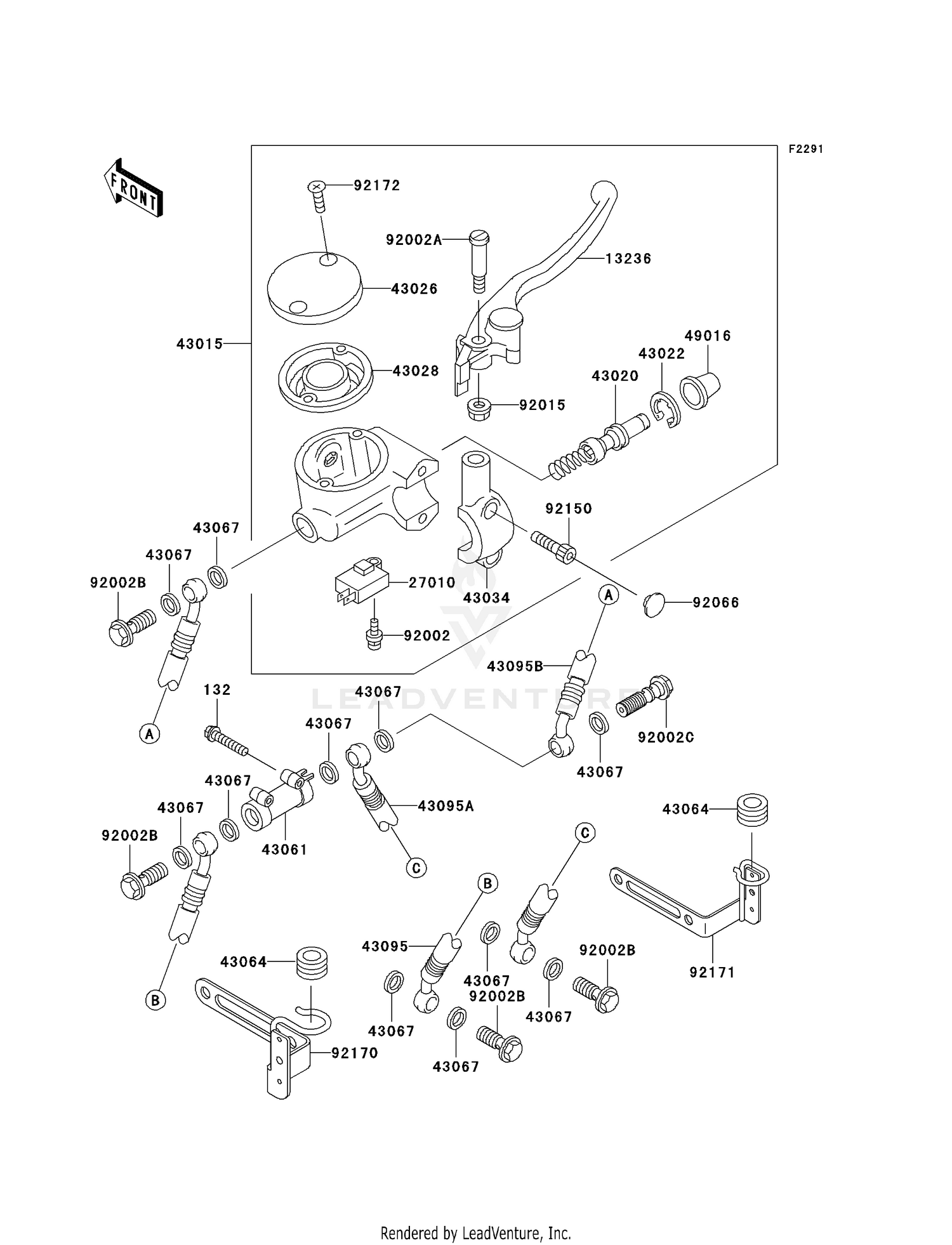 FRONT MASTER CYLINDER