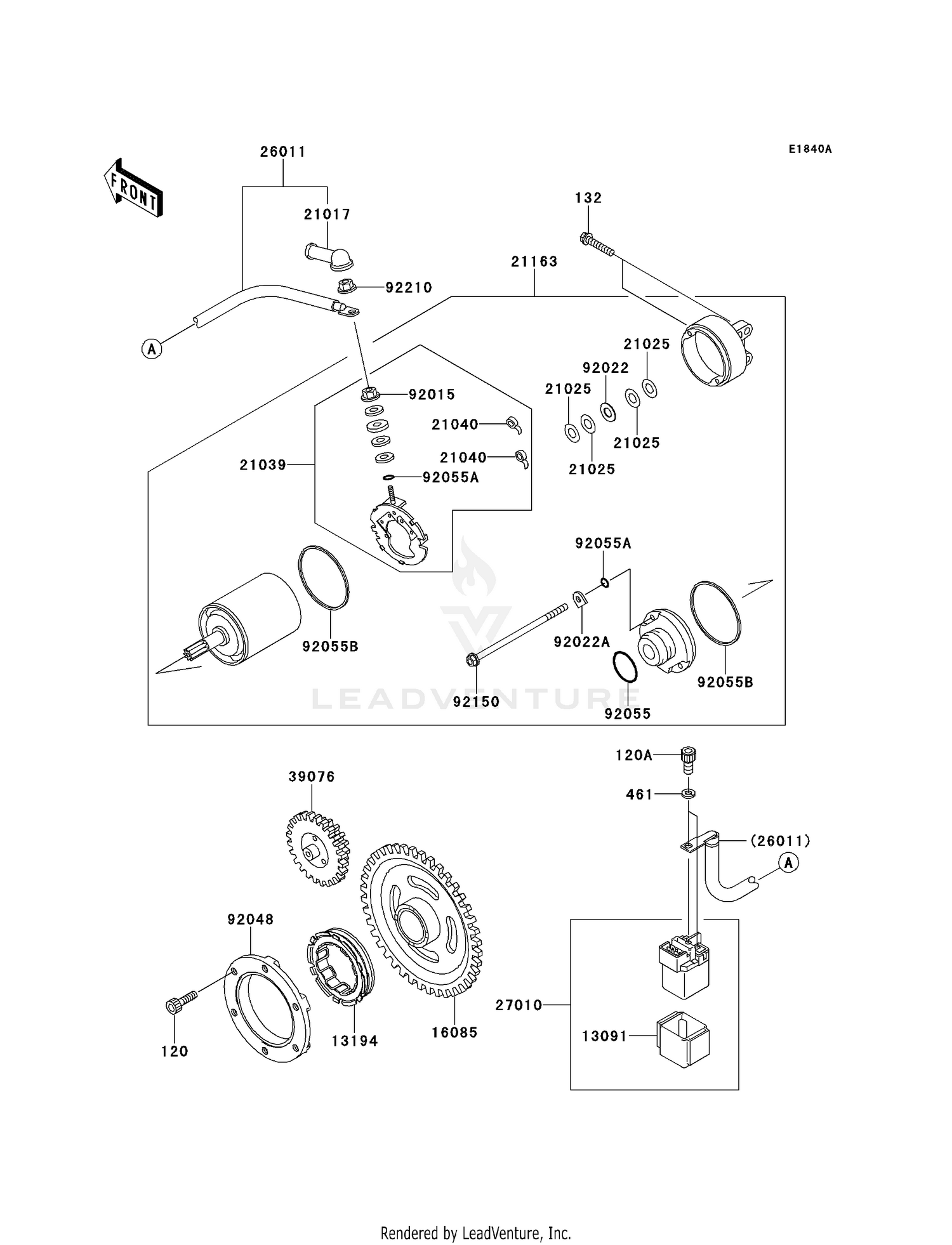 STARTER MOTOR (B7F/B8F)