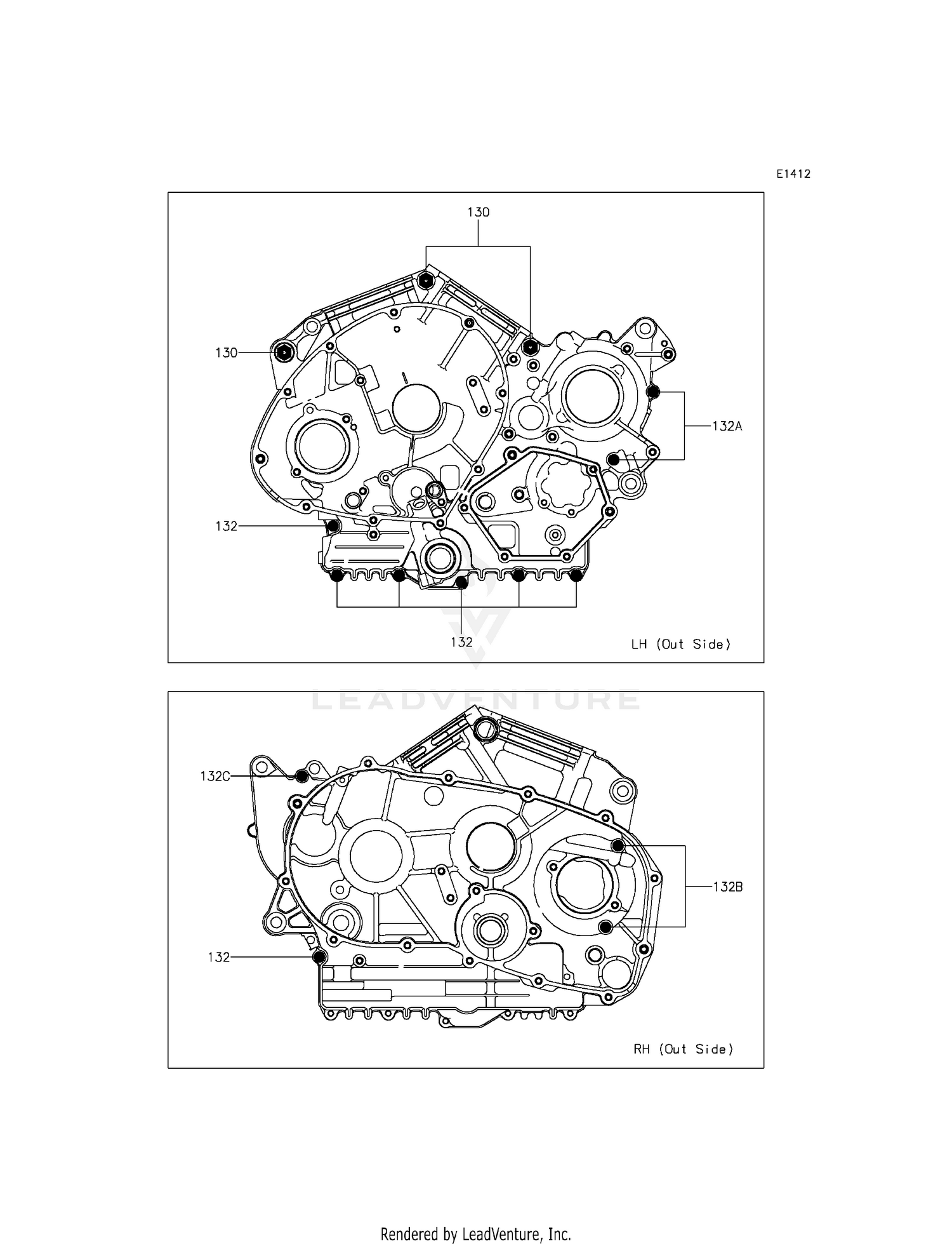 CRANKCASE BOLT PATTERN