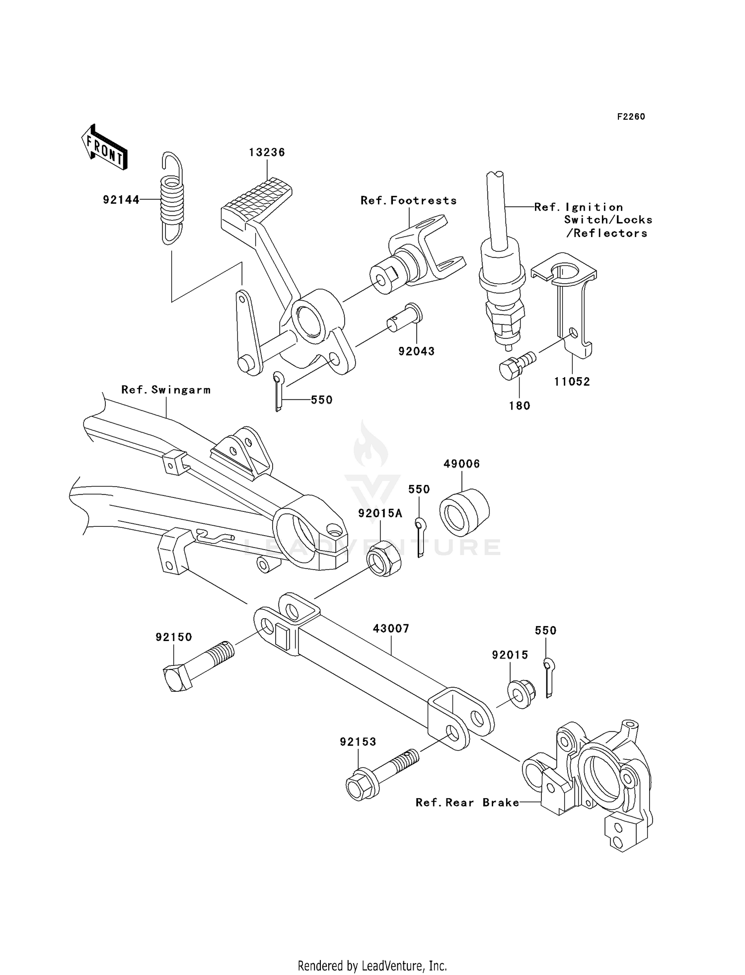 BRAKE PEDAL/TORQUE LINK