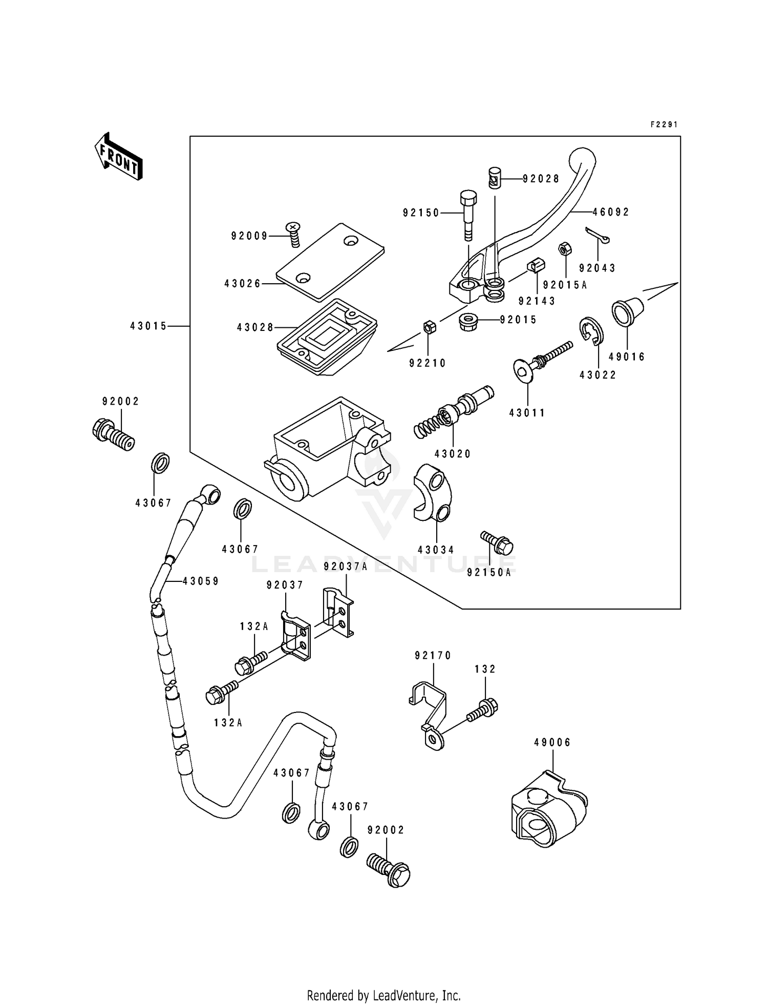 FRONT MASTER CYLINDER