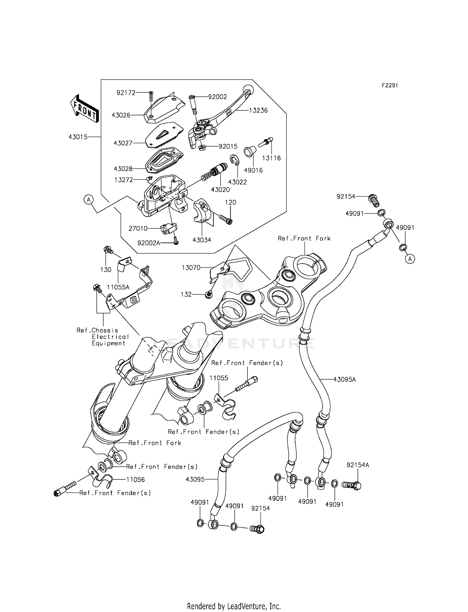 FRONT MASTER CYLINDER