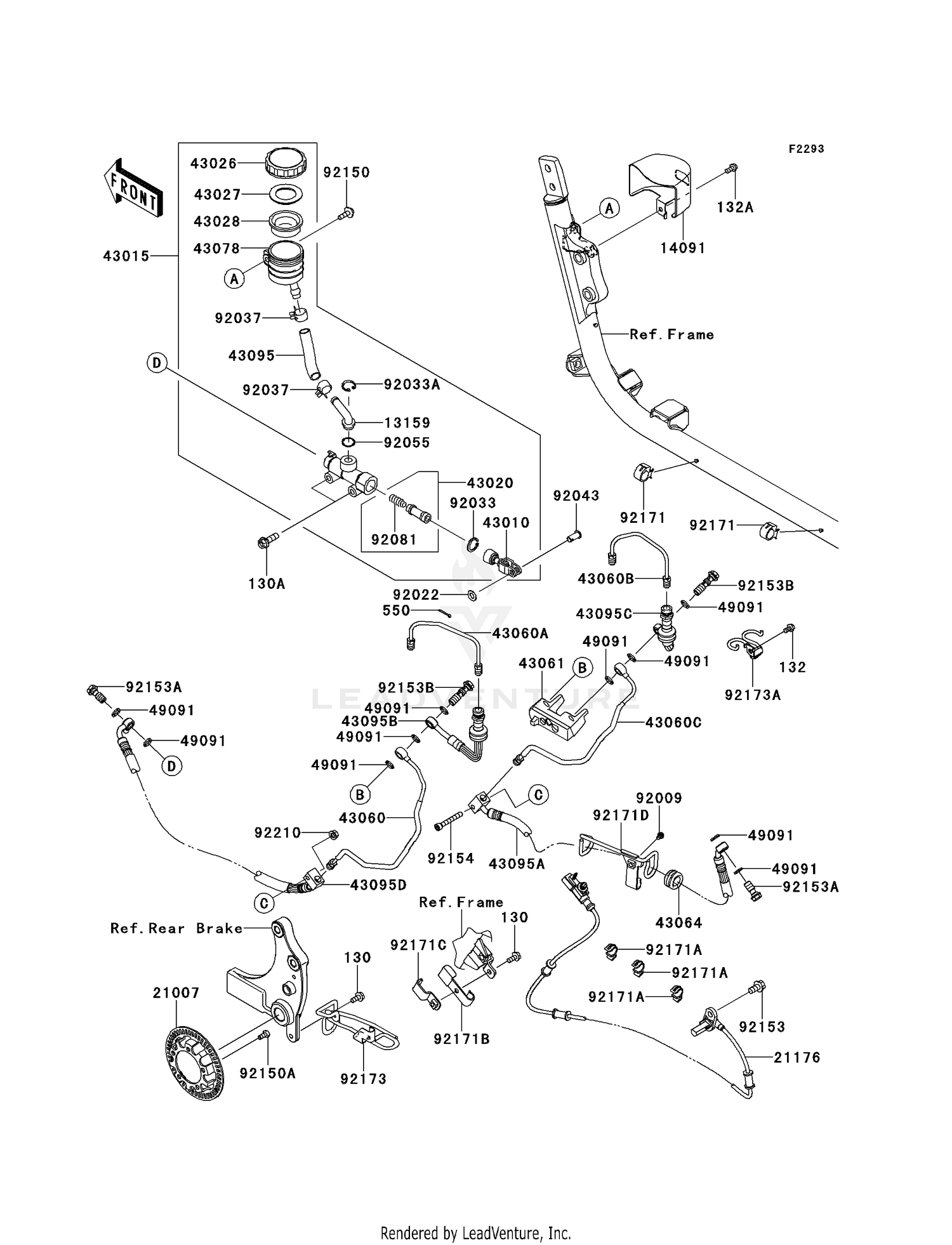 REAR MASTER CYLINDER
