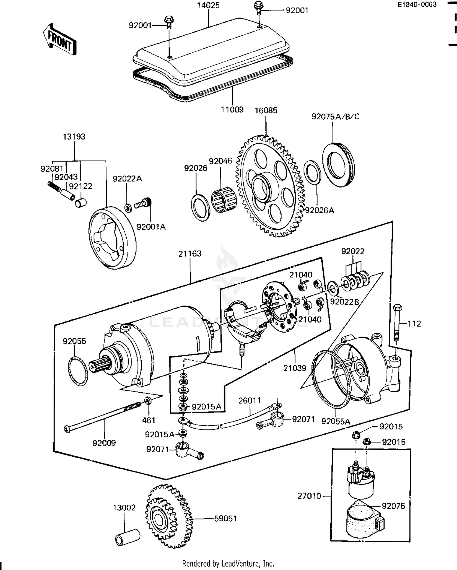 STARTER MOTOR/STARTER CLUTCH