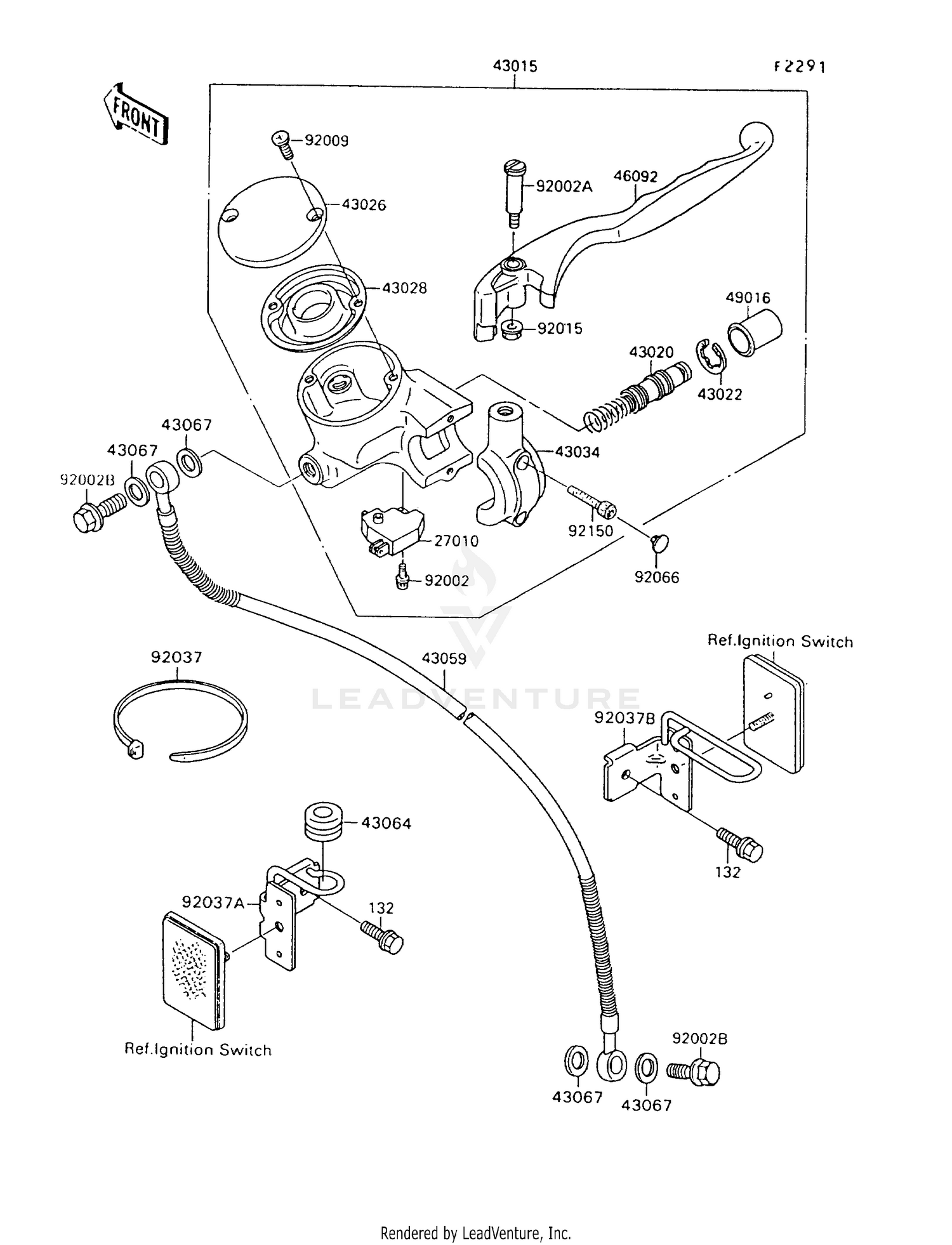 FRONT MASTER CYLINDER