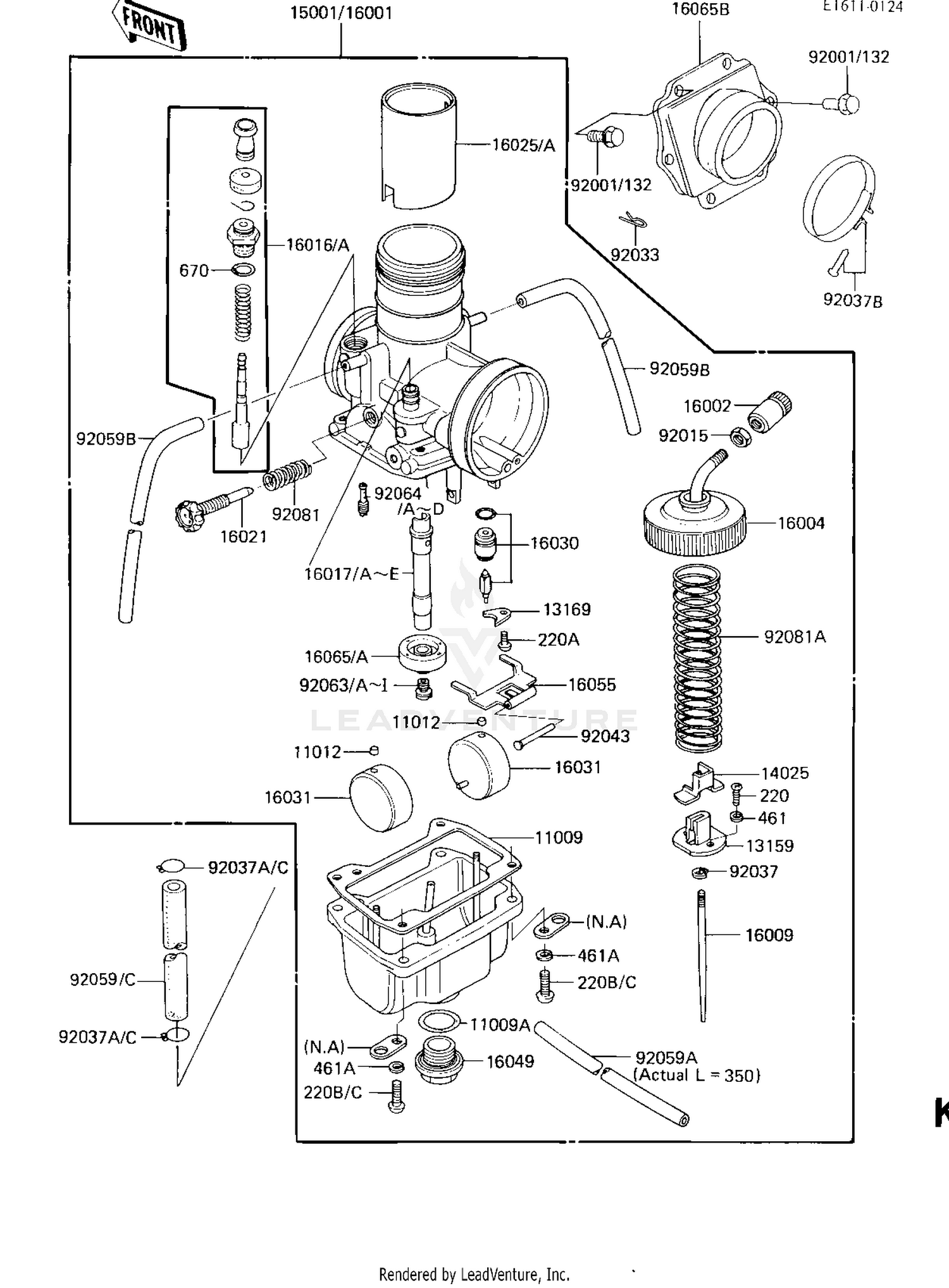 CARBURETOR (KDX200-A1/A2)