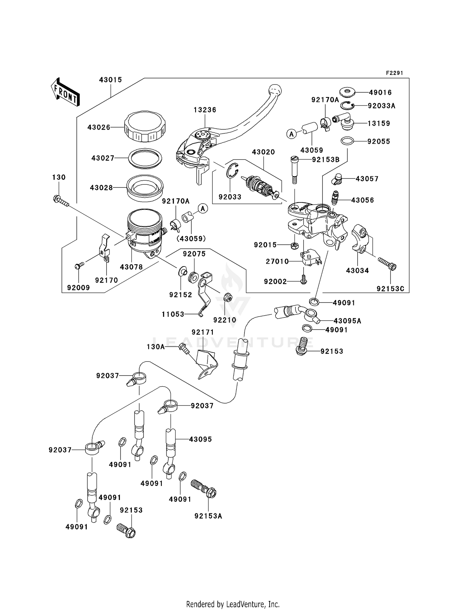 FRONT MASTER CYLINDER
