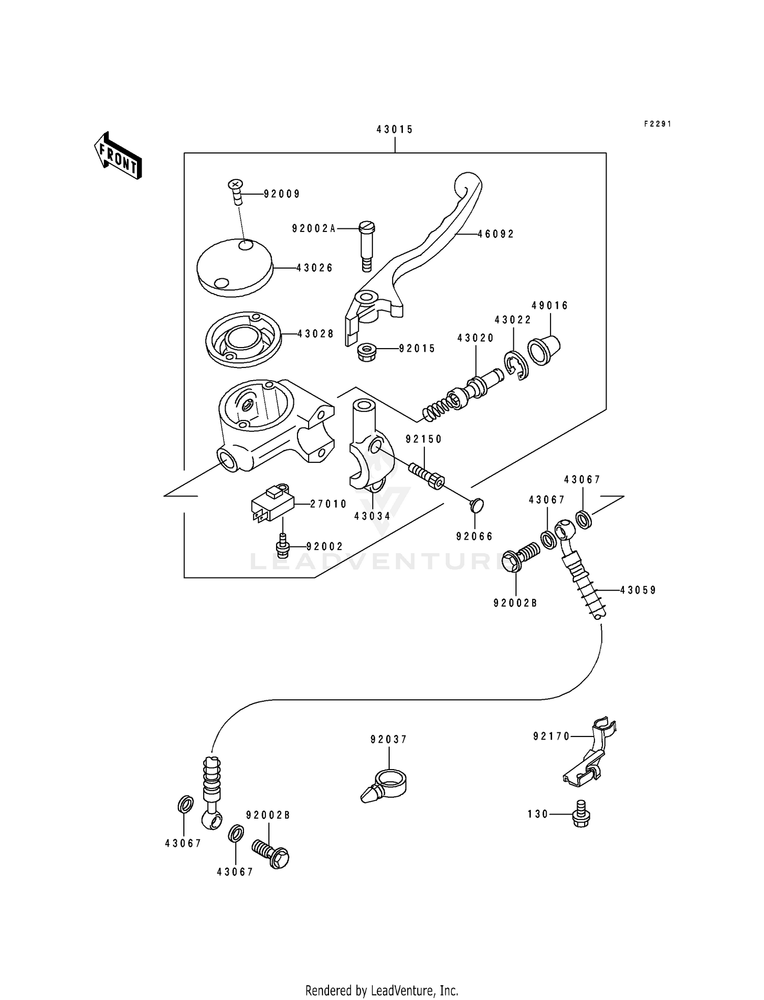 FRONT MASTER CYLINDER