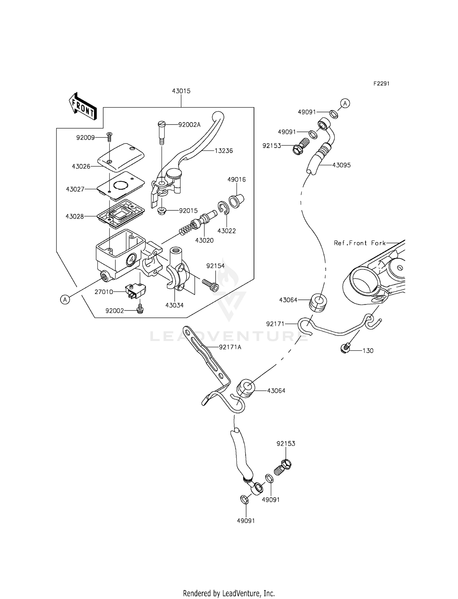 FRONT MASTER CYLINDER