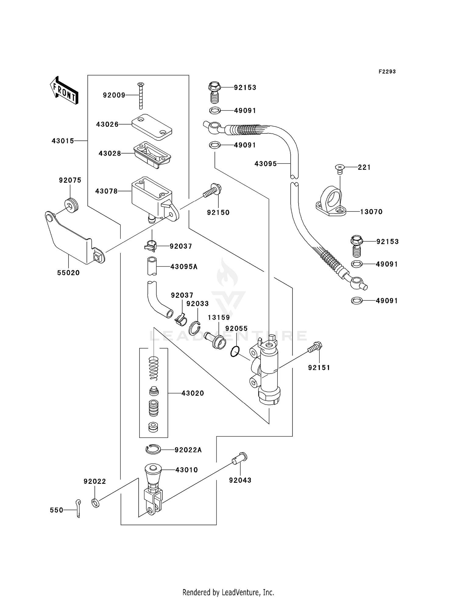 REAR MASTER CYLINDER
