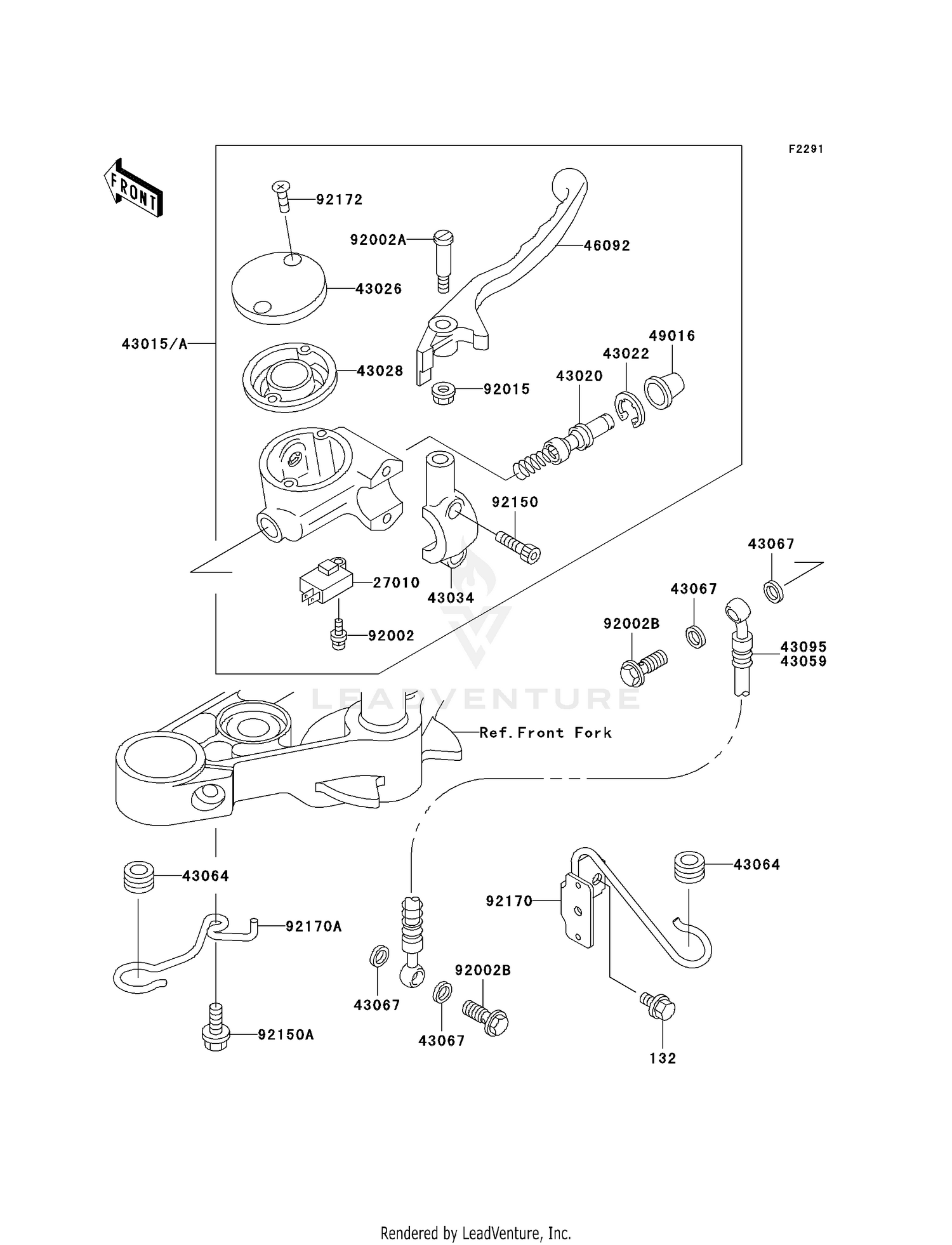 FRONT MASTER CYLINDER