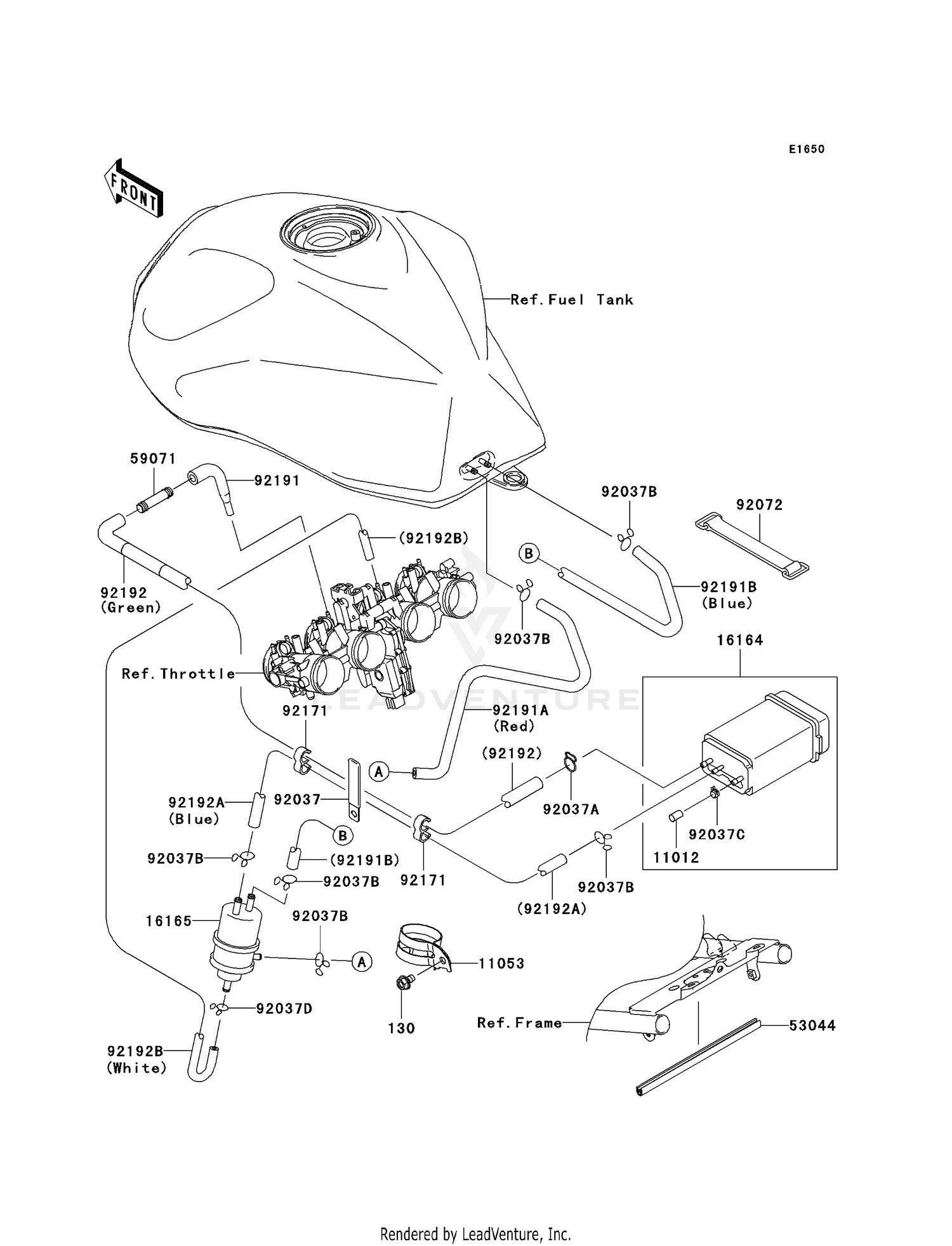 FUEL EVAPORATIVE SYSTEM (CA)
