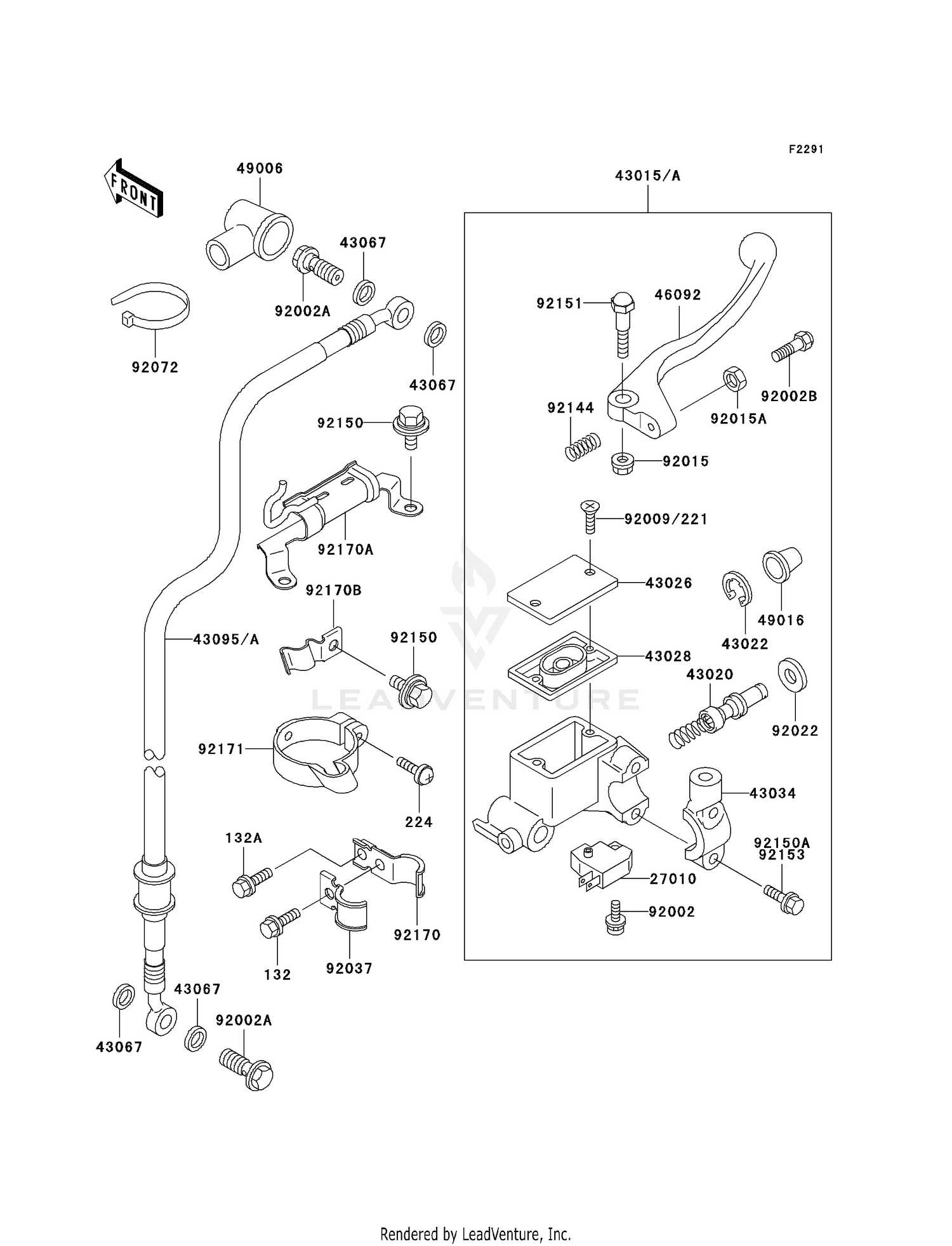 FRONT MASTER CYLINDER