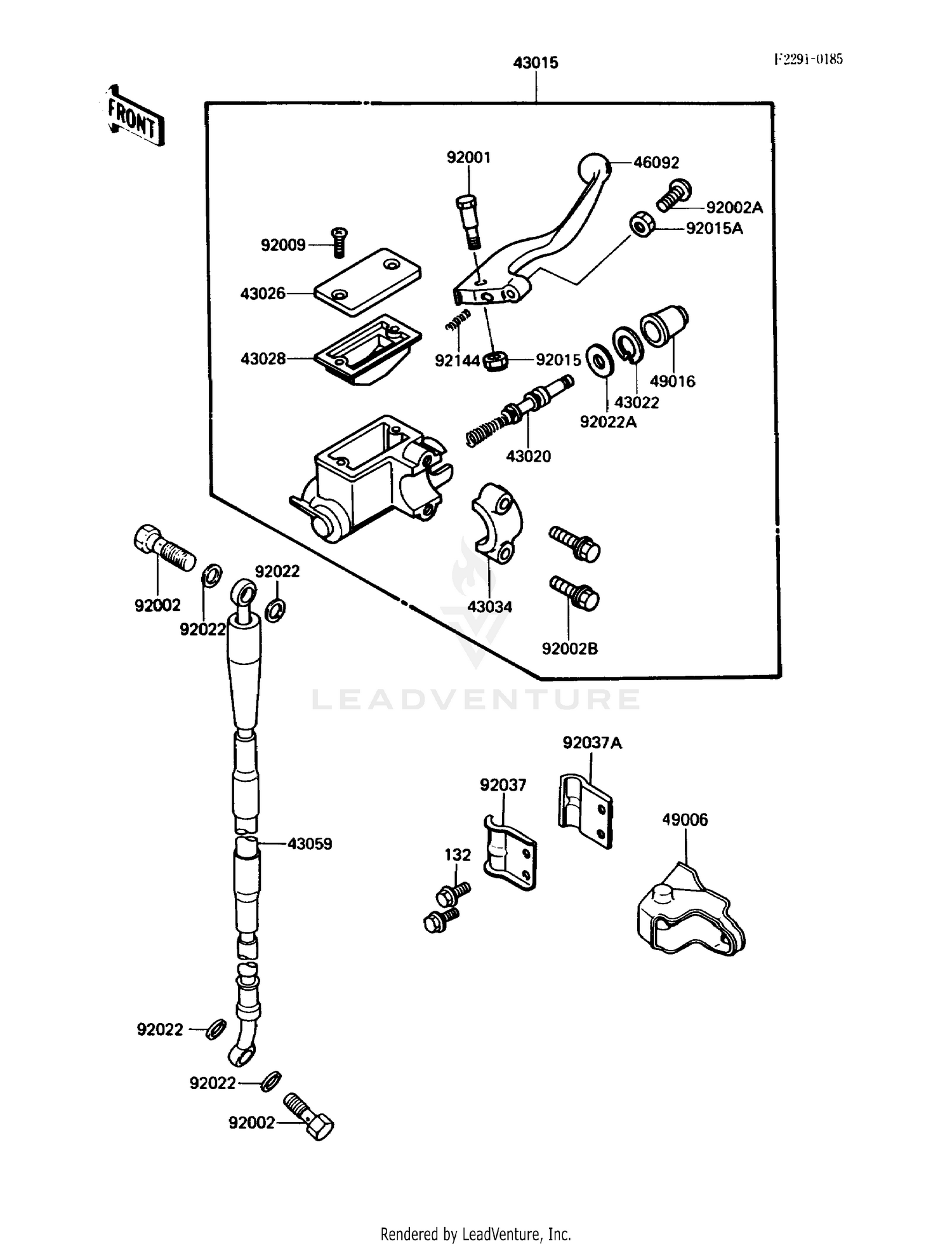 FRONT MASTER CYLINDER