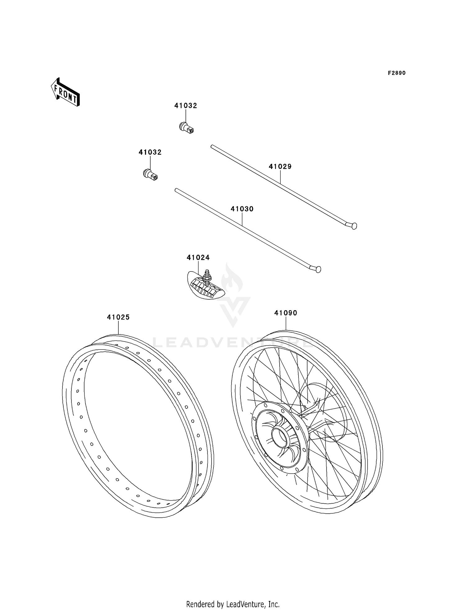 OPTIONAL PARTS (20IN FRONT WHEEL)