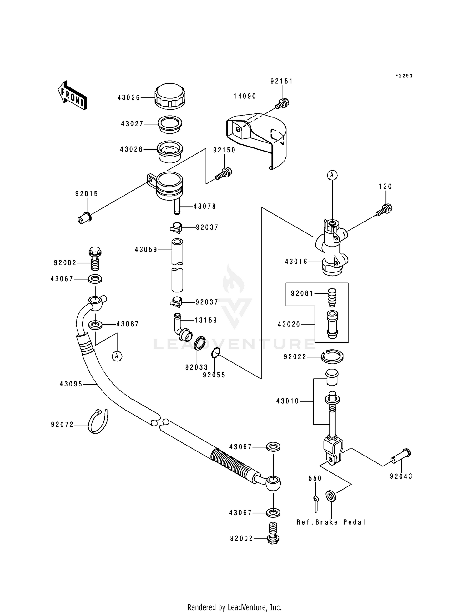 REAR MASTER CYLINDER