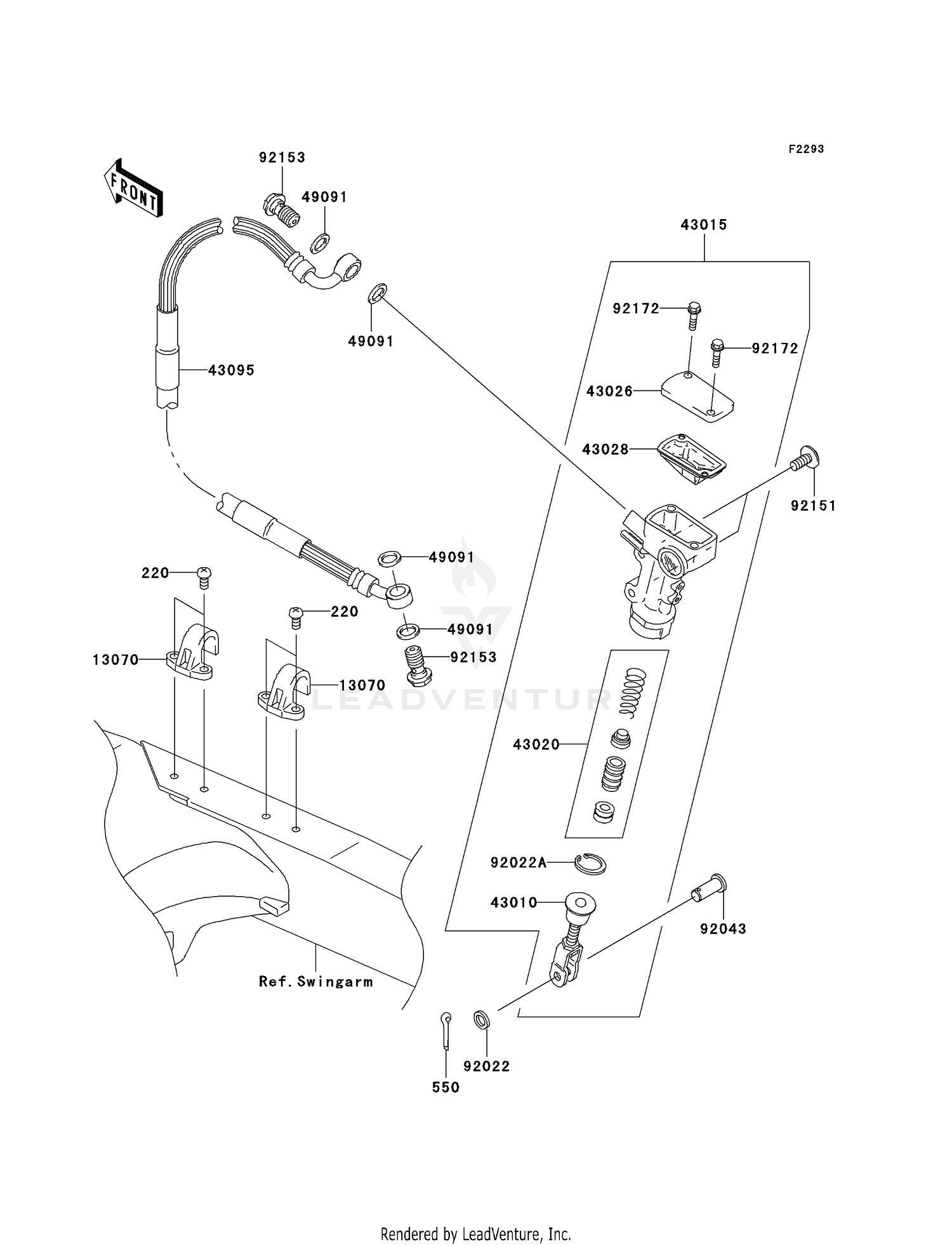 REAR MASTER CYLINDER