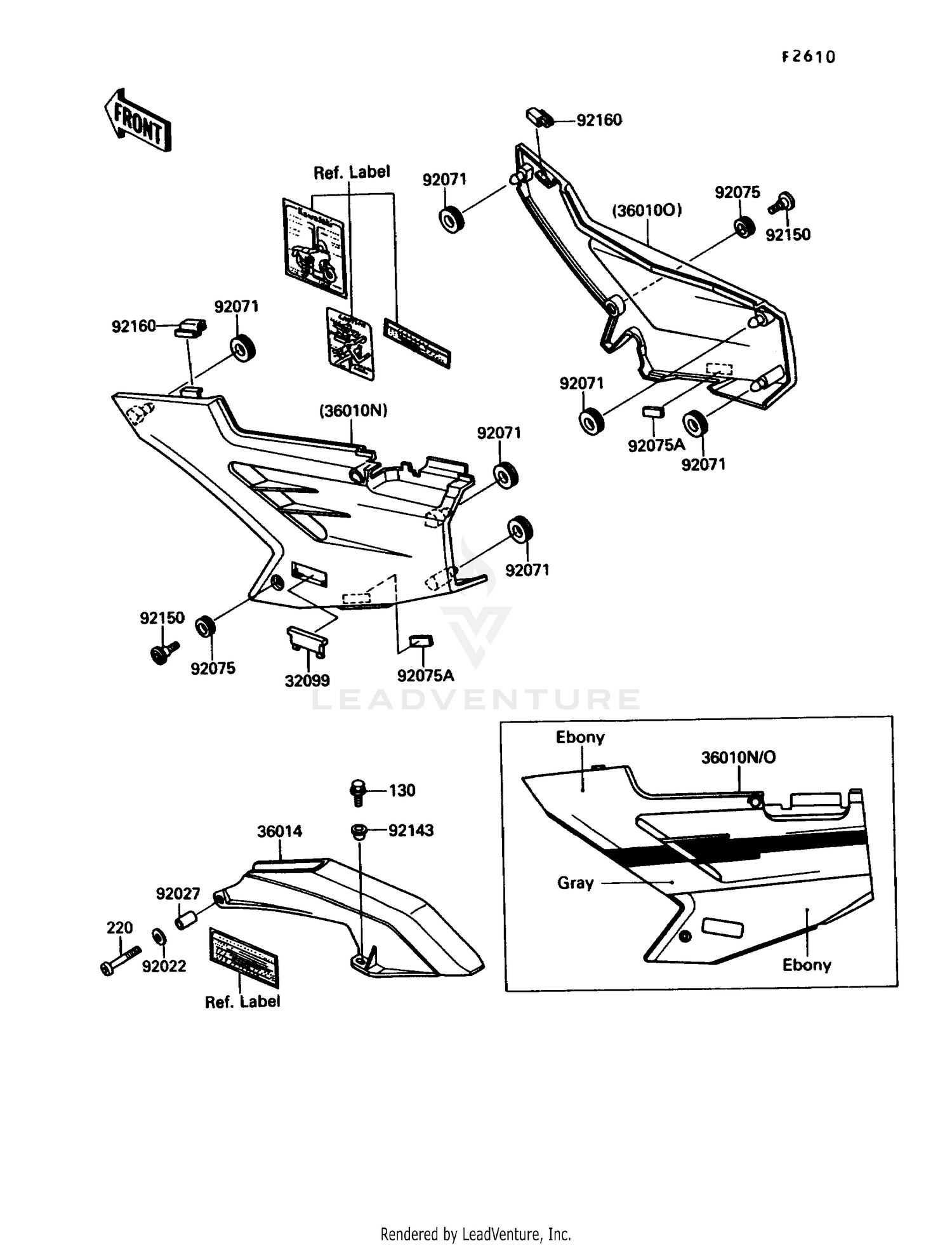 SIDE COVERS/CHAIN COVER