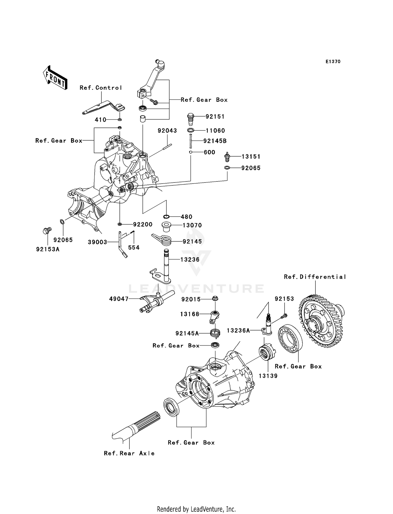 GEAR CHANGE MECHANISM