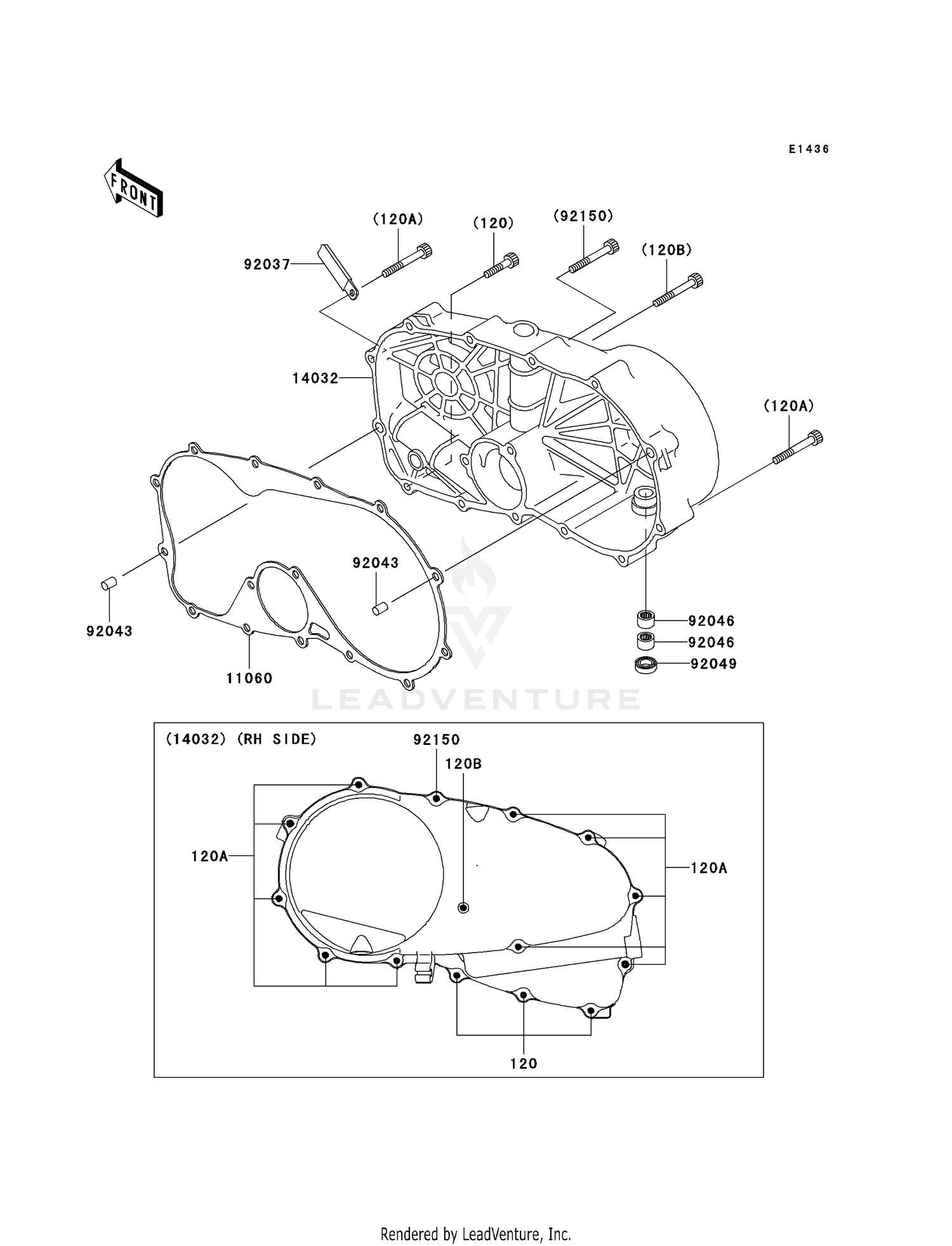 RIGHT ENGINE COVER(S)